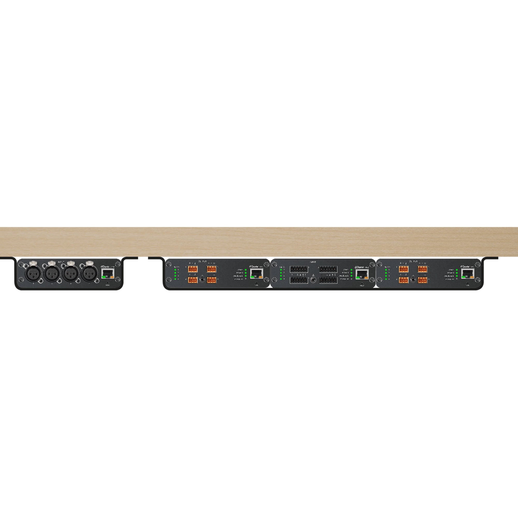 Shure ANI4IN-BLOCK 4-In Dante Audio Network Interface (Block Inputs)