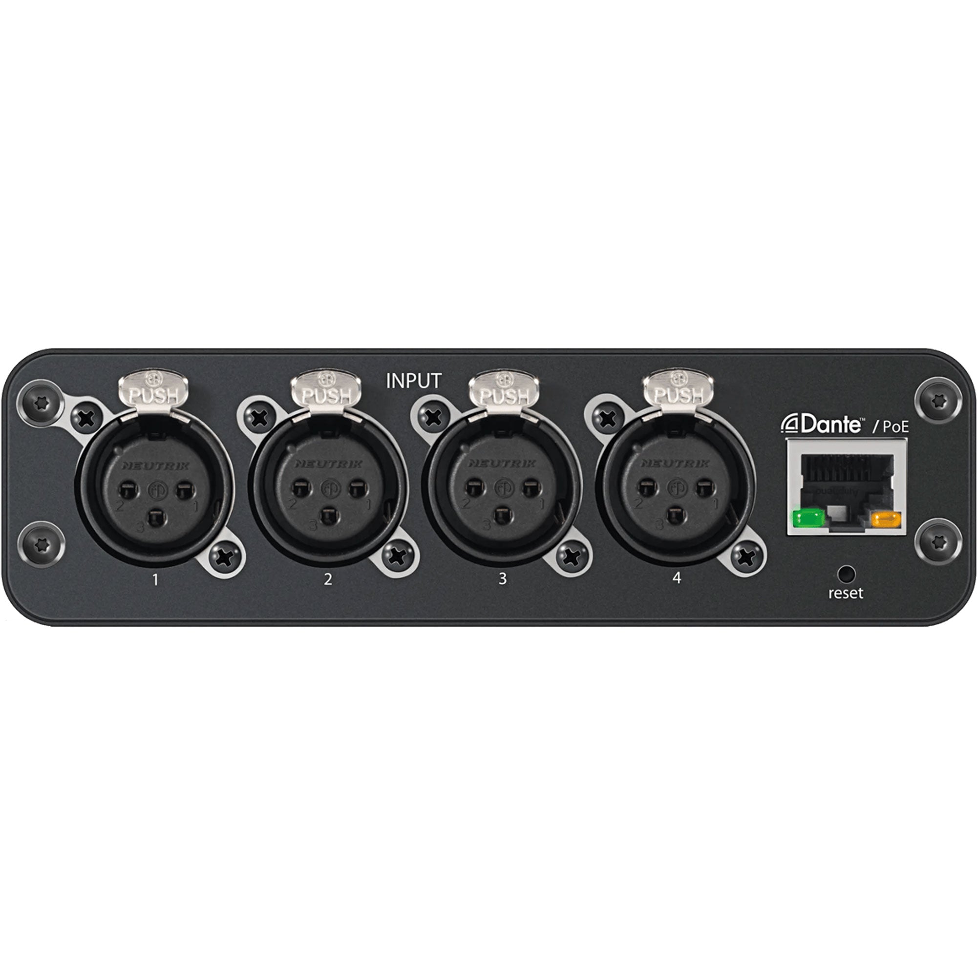 Shure ANI4IN-XLR 4-In Dante Audio Network Interface (XLR Inputs)