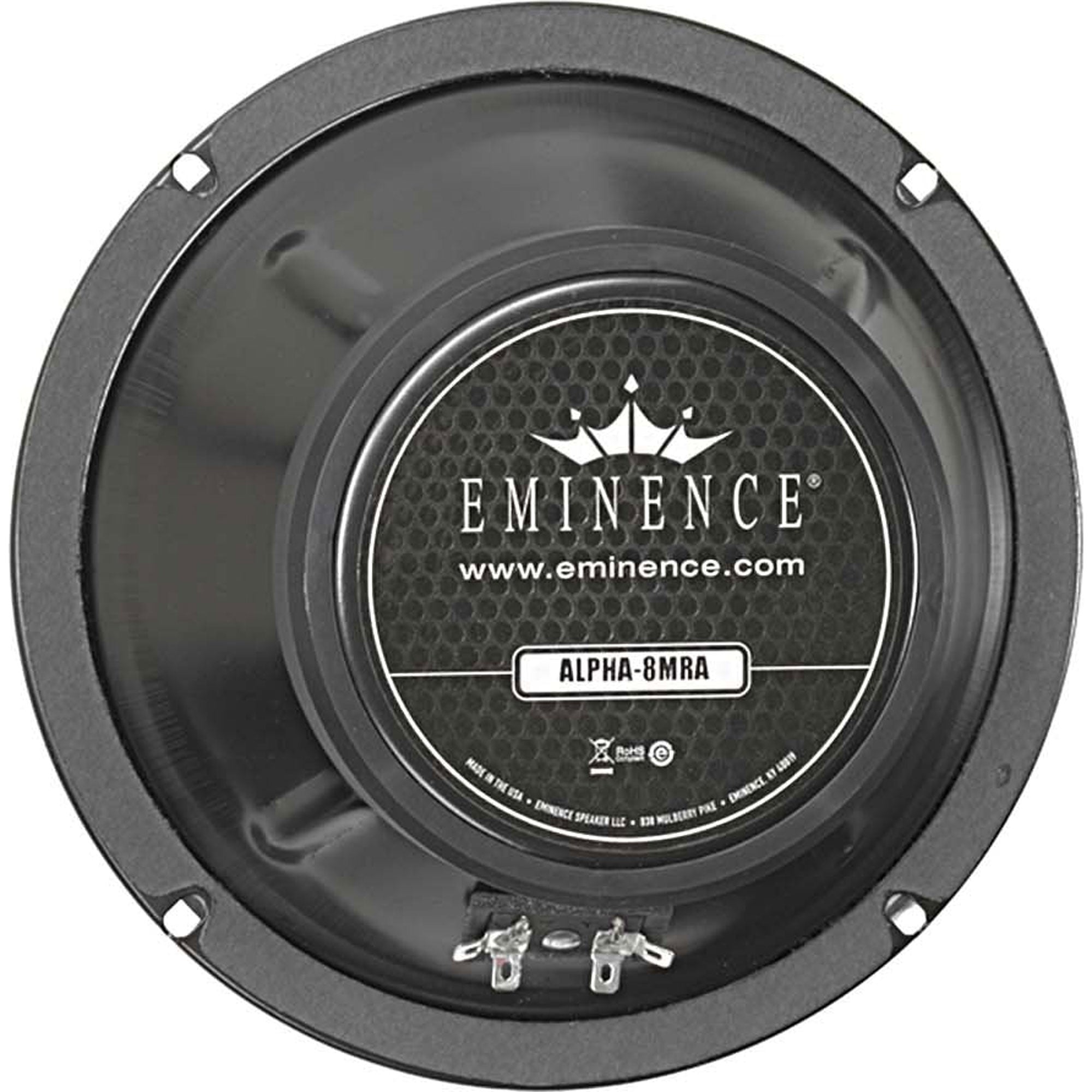 Eminence Alpha-8MRA 8" American Standard Series Speaker, 8 Ohm
