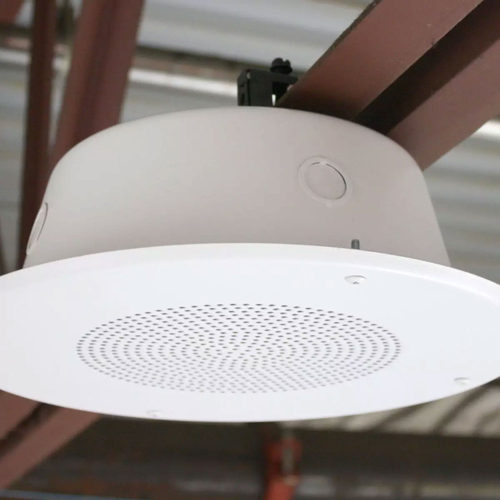 Lowell BC810-72 8" Dual Cone Speaker with 25/70V Transformer, Grille, Enclosure, Beam Clamp (4 Pack)