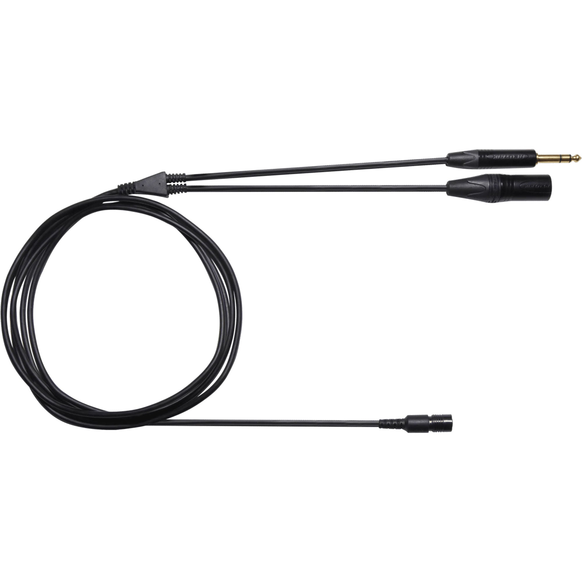 Shure BCASCA-NXLR3QI XLR and 1/4" TRS to BCASCA Cable for BRH50M/BRH440M/BRH441M Headsets (7.5')
