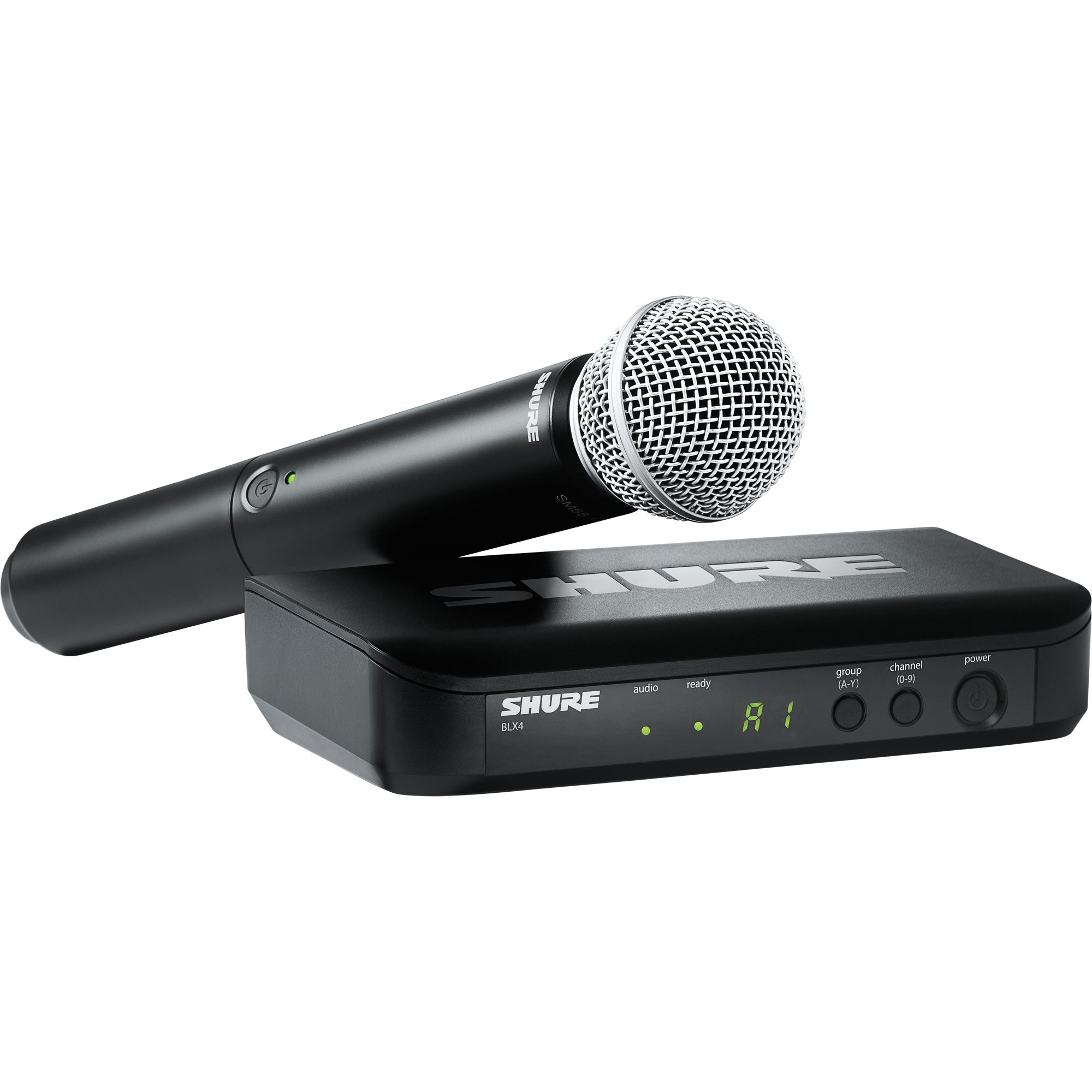 Shure BLX24/SM58 Wireless Handheld Microphone System with SM58 Capsule (H9: 512-542 MHz)