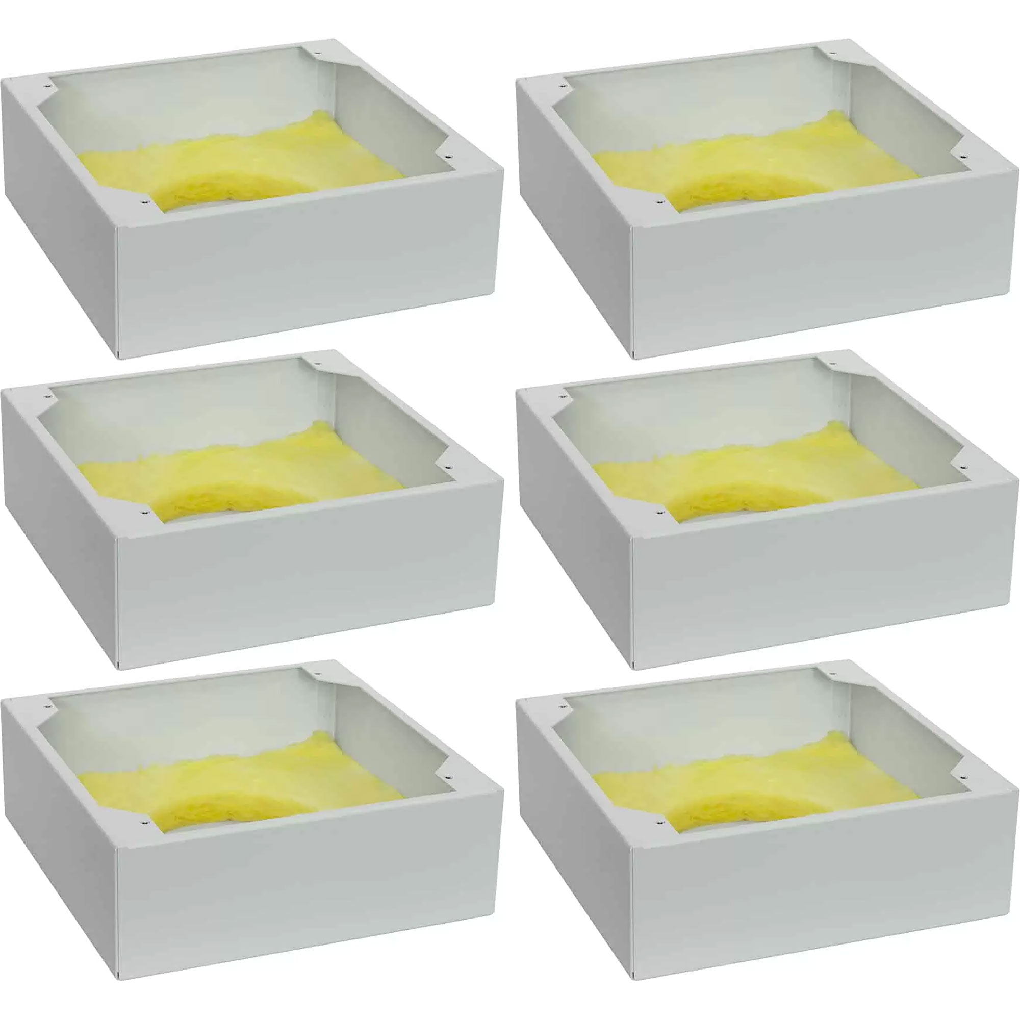 Lowell CB84-SGVPO Galvanized Steel Enclosure for 8" Speaker, Surface Mount (6 Pack)