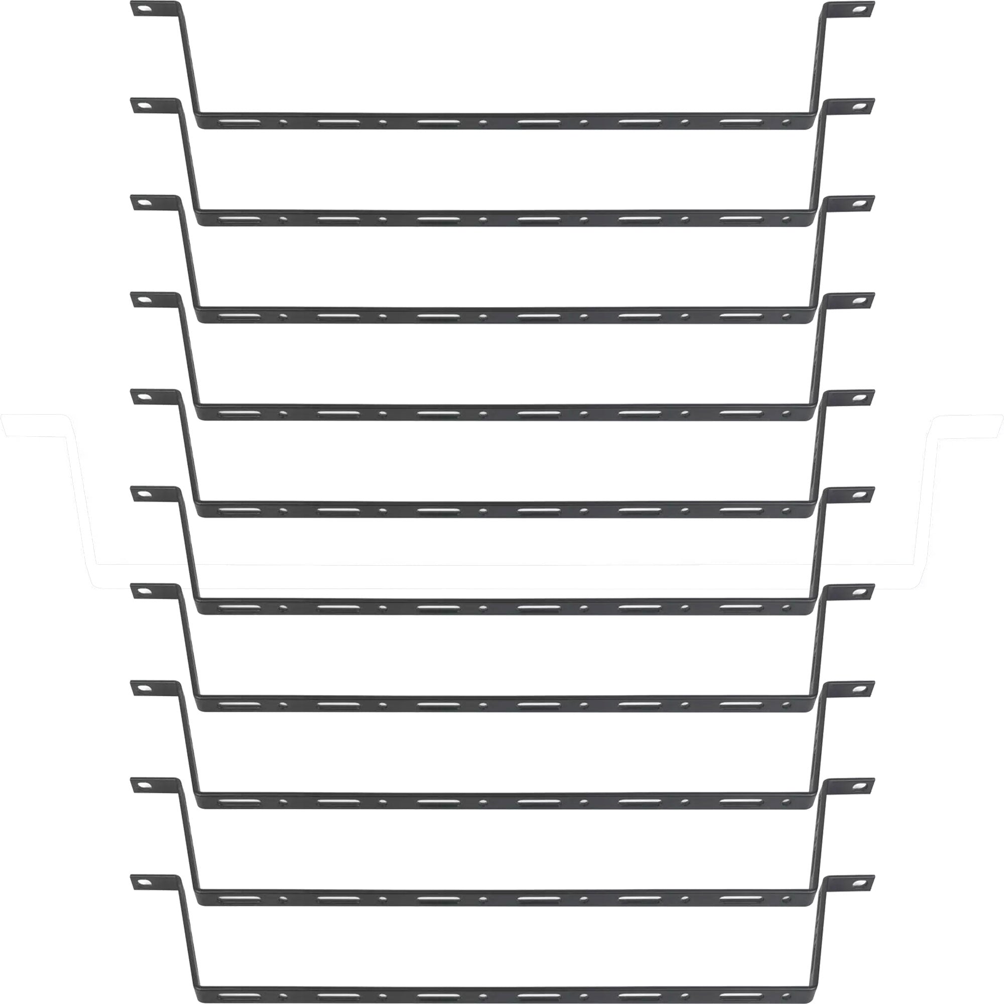 Lowell CMFW-4 Flat Wire Cable Manager (4" Offset, 10 Pack)
