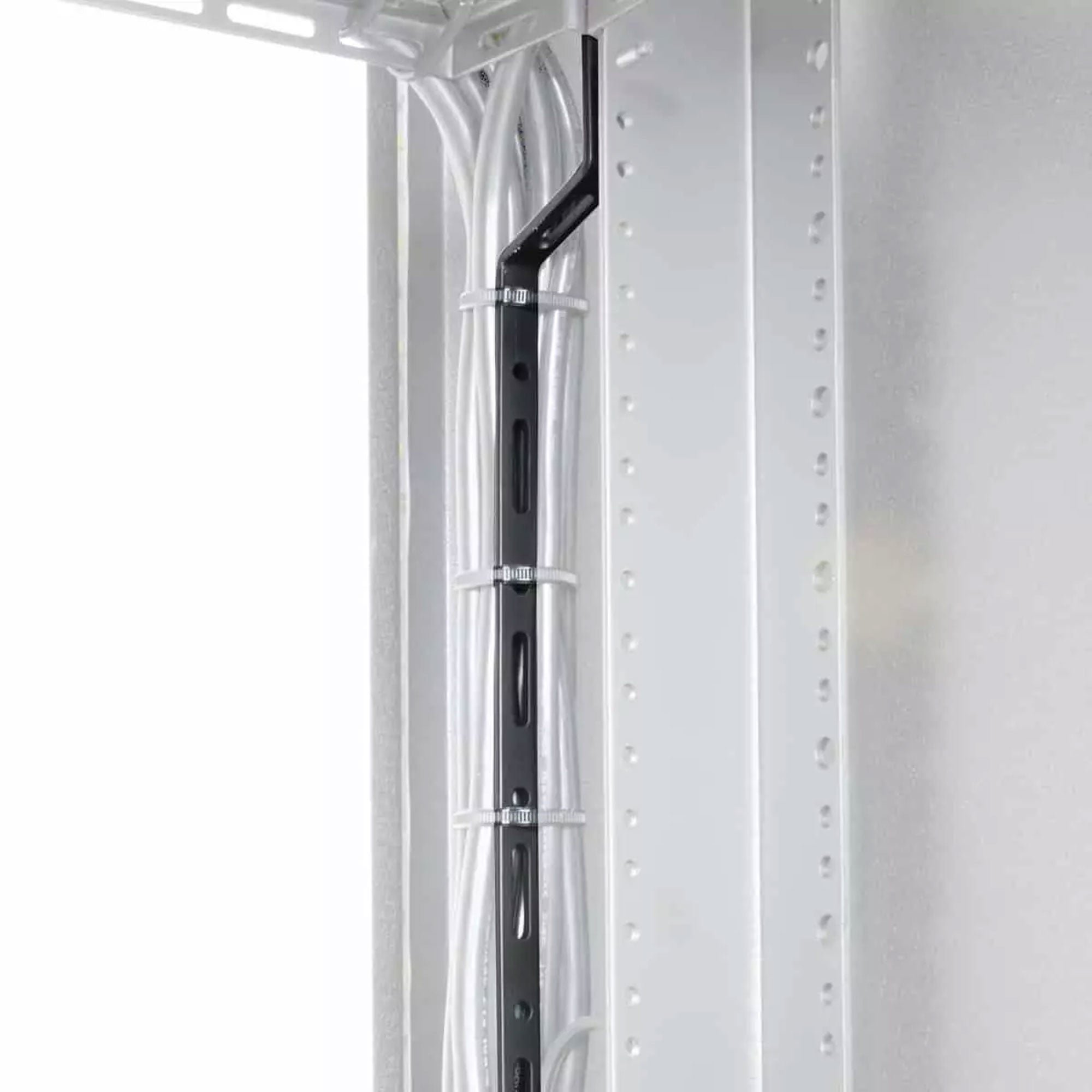 Lowell CMFW Flat Wire Cable Manager (Straight, 10 Pack)