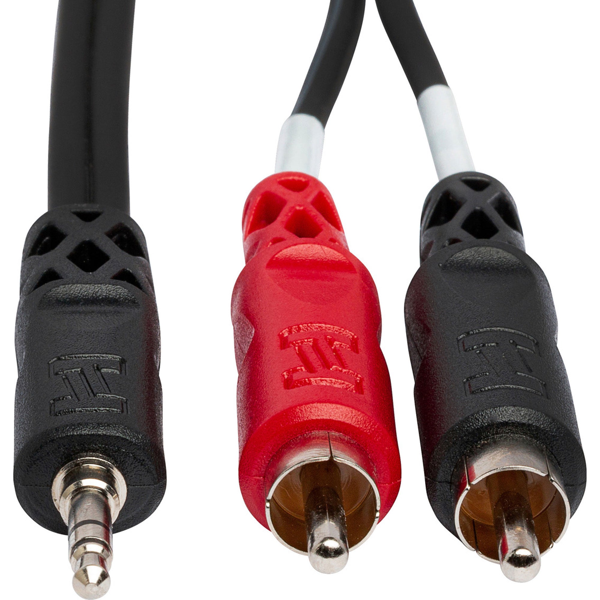 Hosa CMR-215 3.5mm TRS to Dual RCA Stereo Breakout Cable (15')