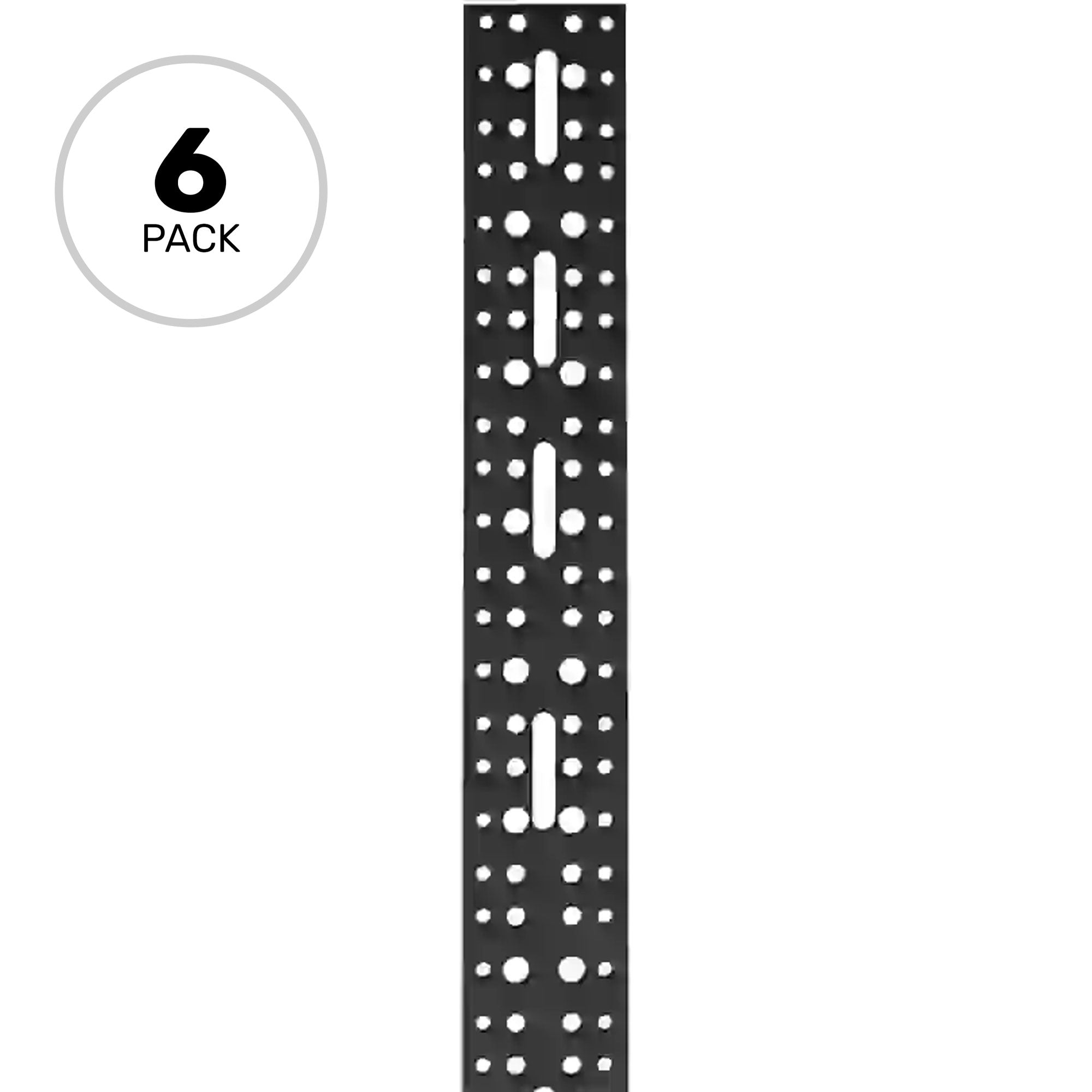 Lowell CMV2-35 Vertical Cable Managers (2" x 35U, 6 Pack)