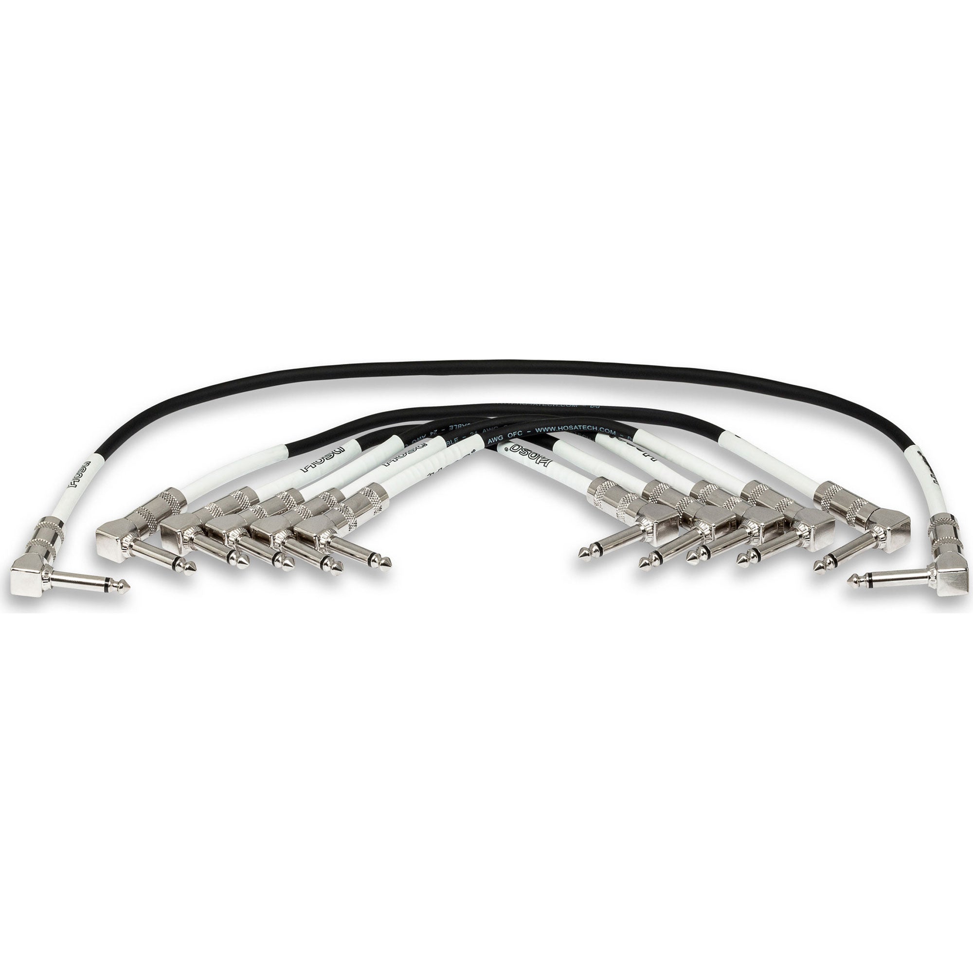 Hosa CPE-411 Guitar Patch Cable (6 Pack, Various Lengths)