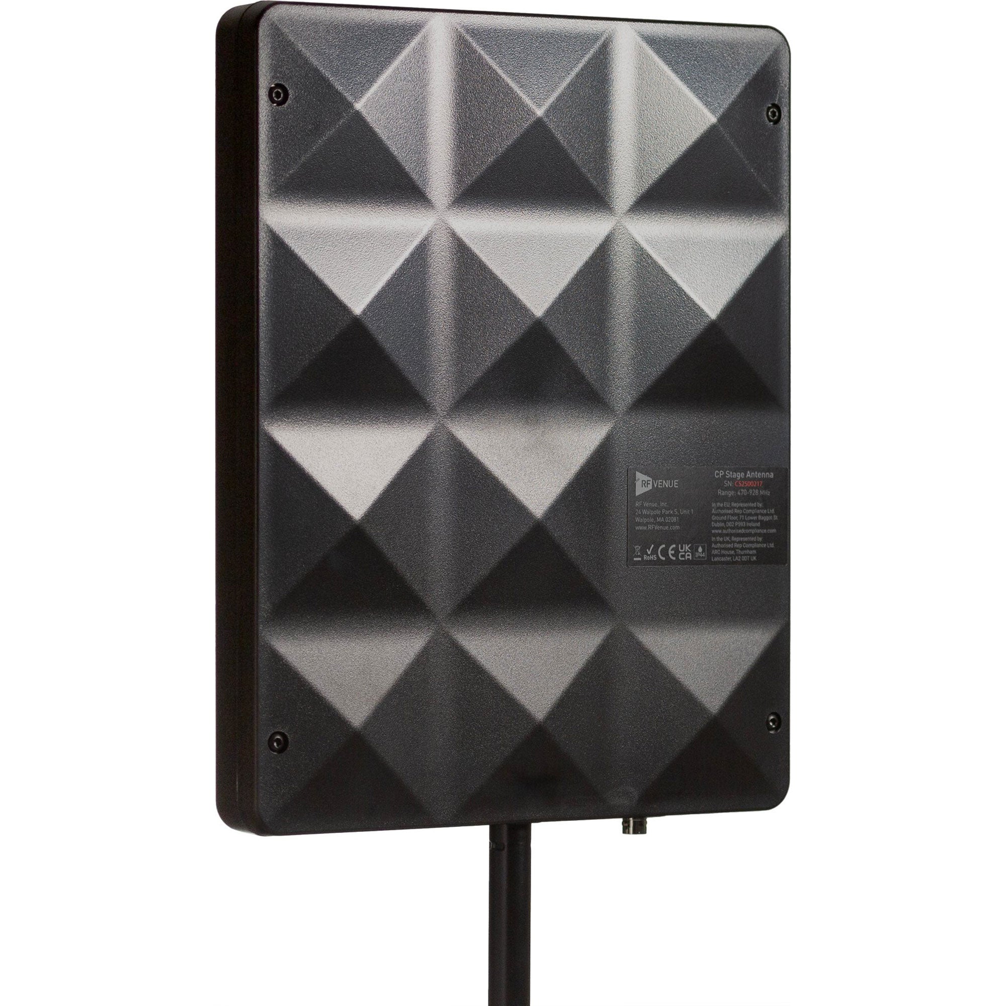 RF Venue CP Stage Rugged IP-Rated High Performance Antenna (470-928 MHz)