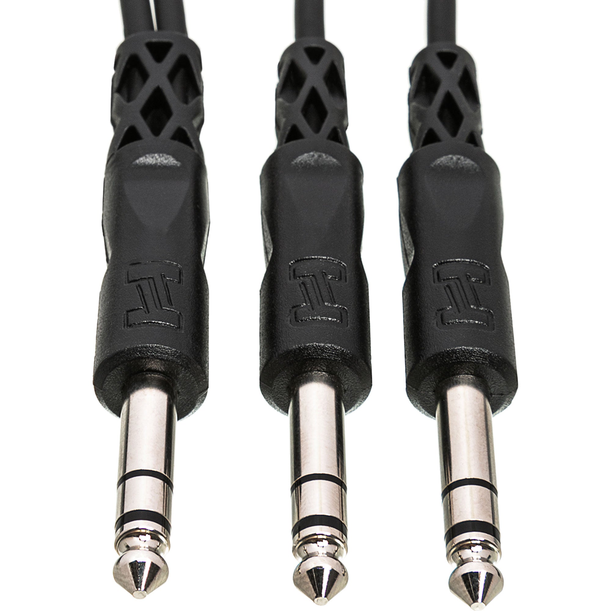 Hosa CYS-103 1/4" TRS to Dual 1/4" TRS Y Cable (3')