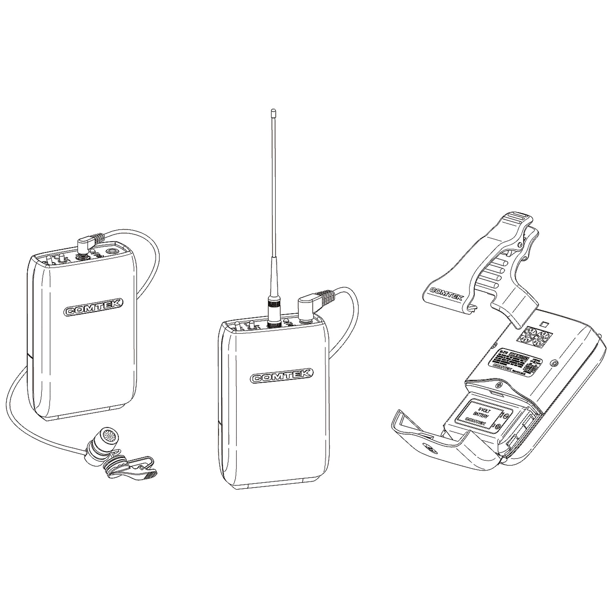 Comtek M-216 Option 1 Portable Transmitter