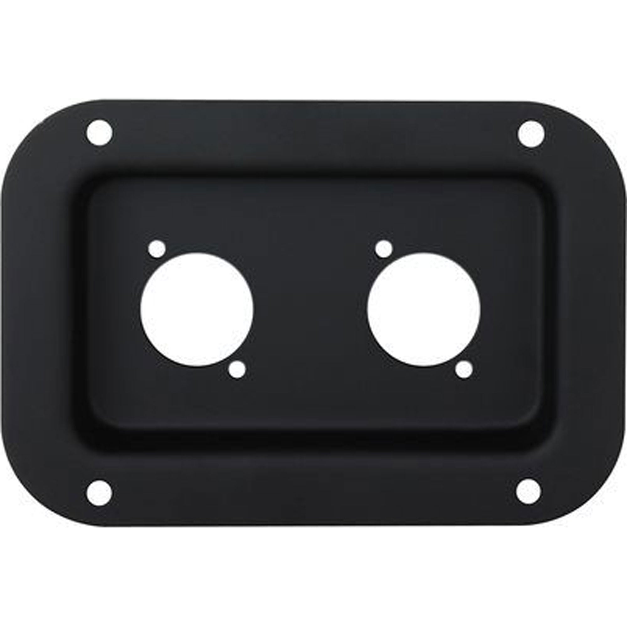 Penn Elcom D0604K Dish for Two Neutrik D-Series (Black)