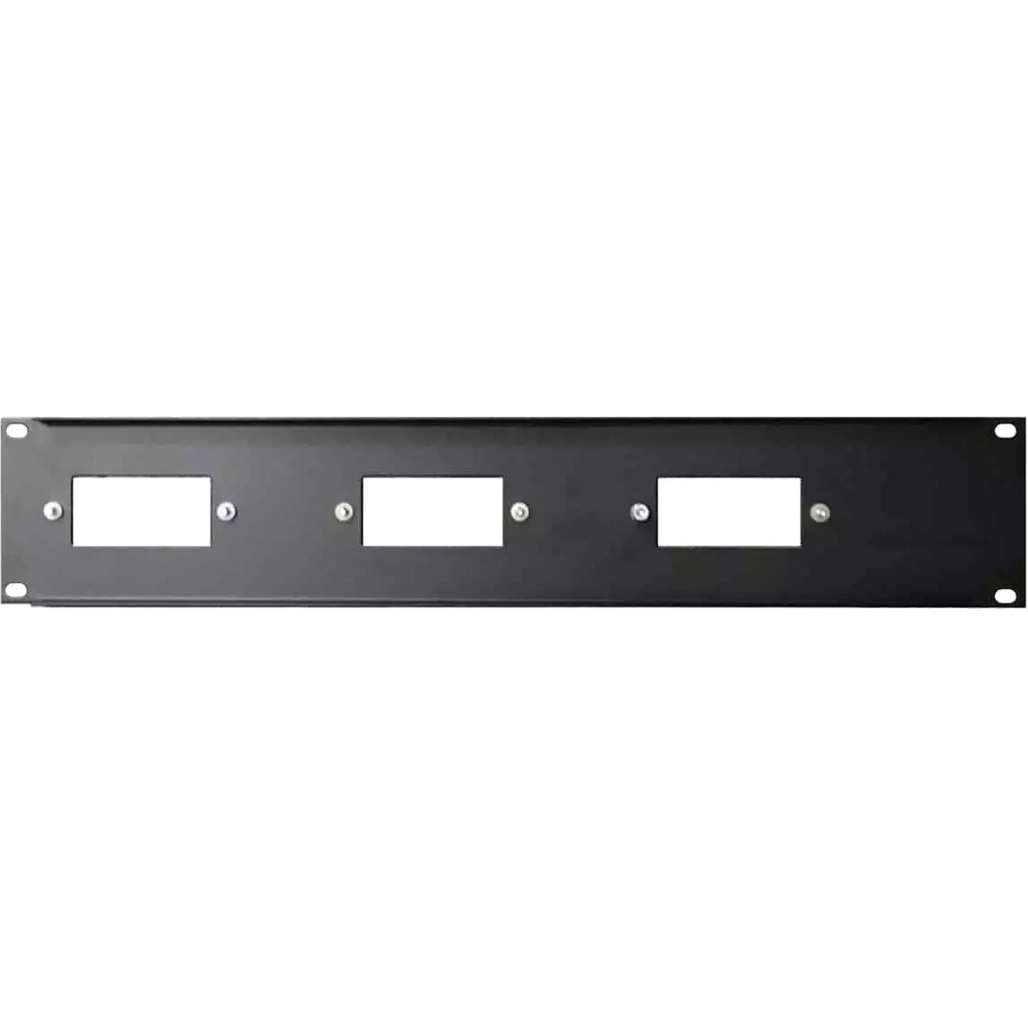 Lowell D3P-ID-2 Rack Panel for up to 3 Decora Devices (2U)