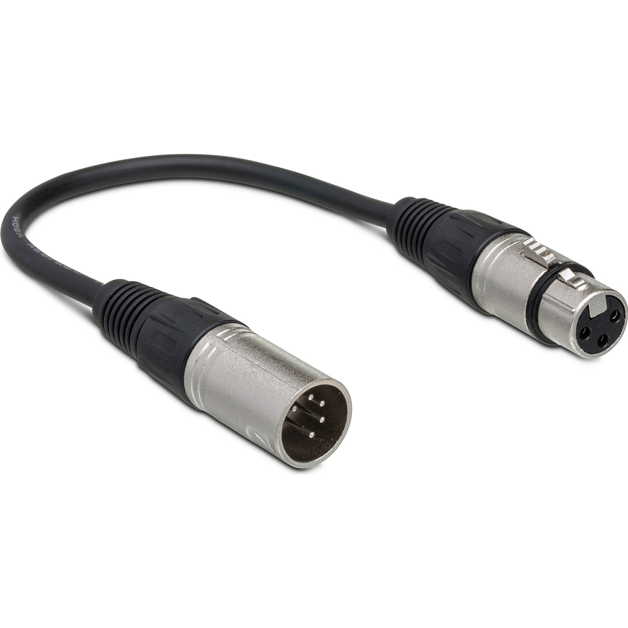 Hosa DMX-106 DMX512 5-Pin Male to 3-Pin Female Adapter