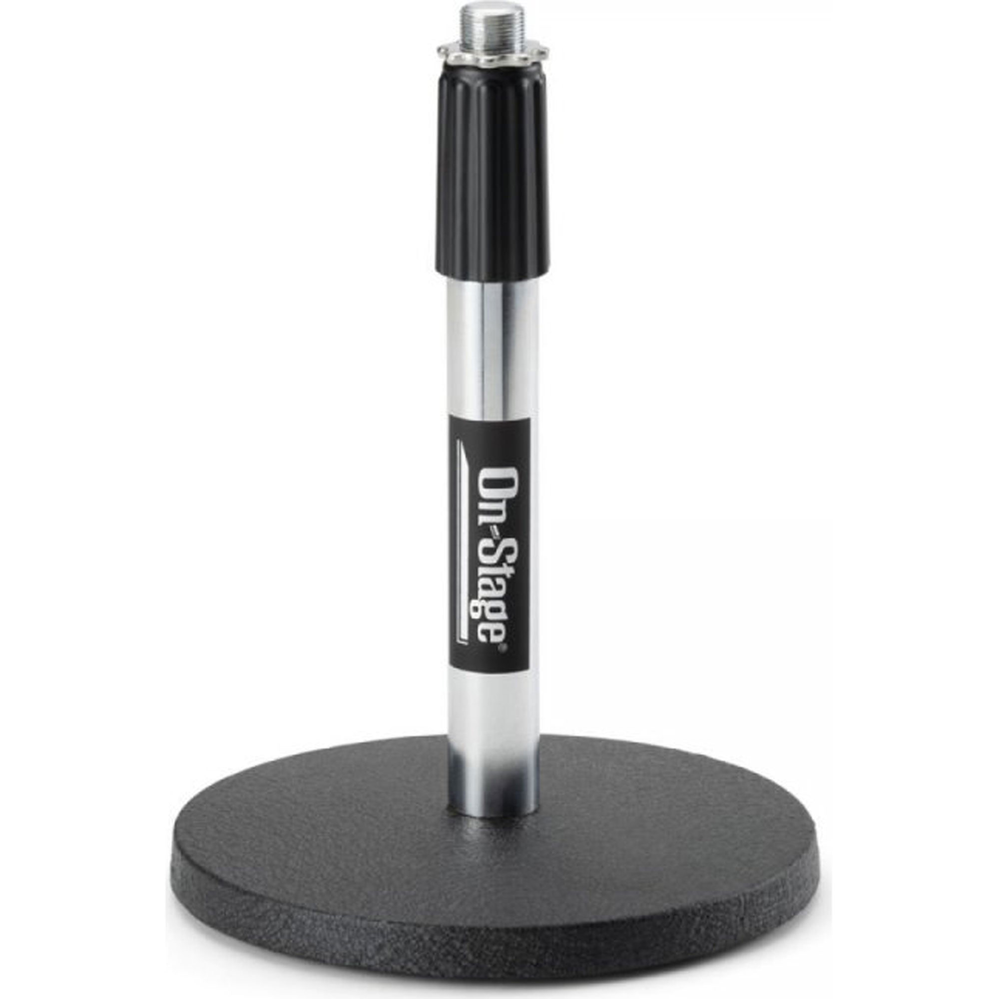 On-Stage DS7200C Adjustable Height Desktop Microphone Stand (Chrome)