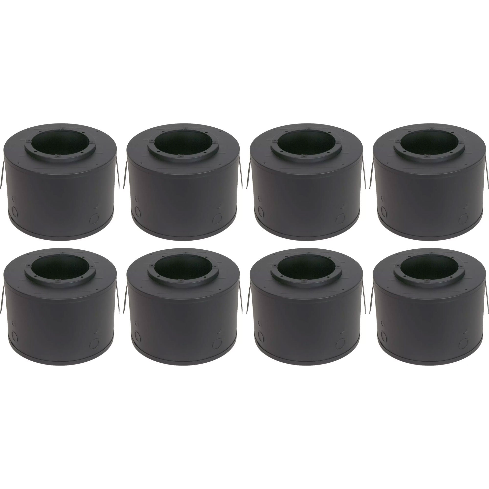 Lowell DX104 Steel Enclosure with Straps for 4" Speaker, Recessed (8 Pack)