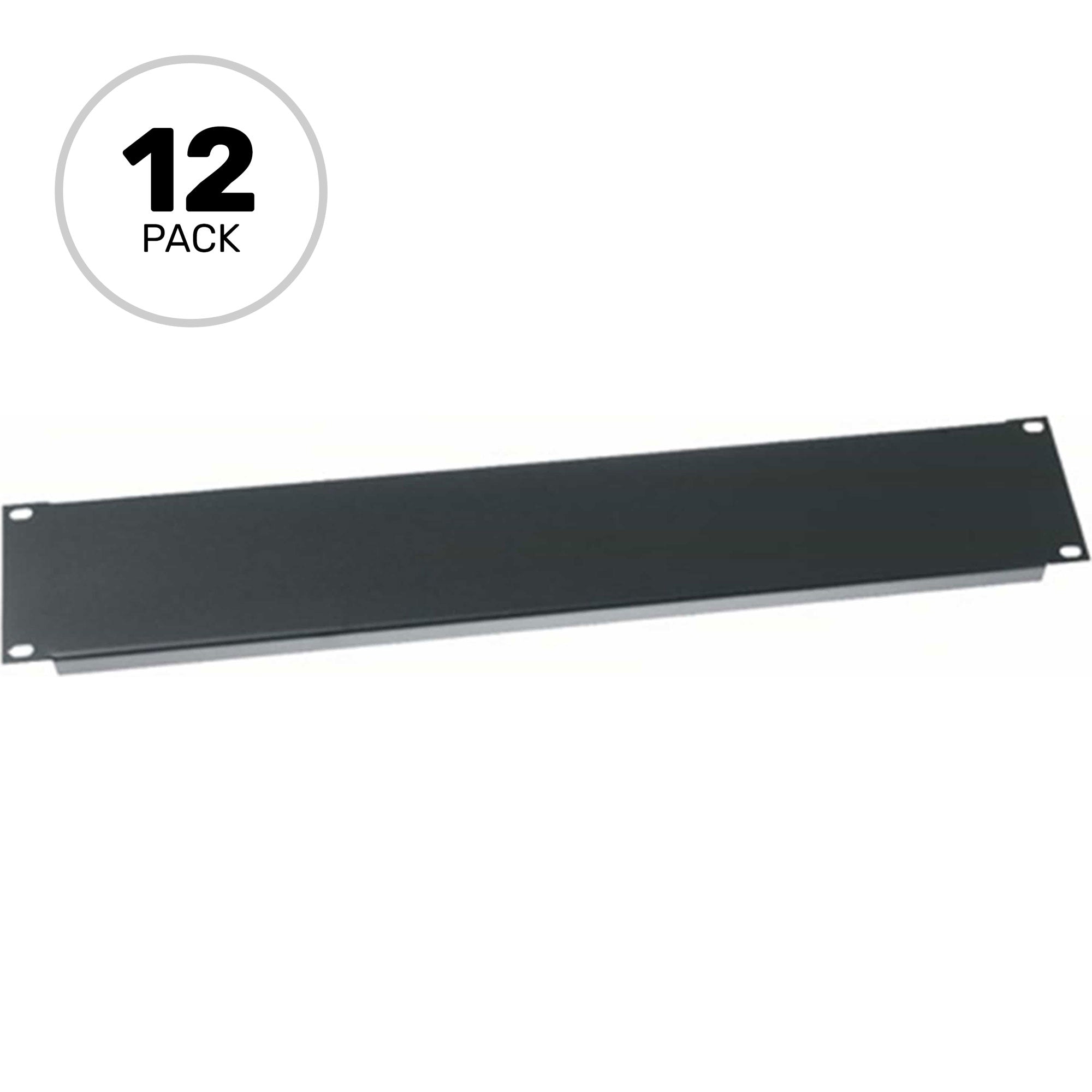 Middle Atlantic EB2-CP12 Flanged Blank Rack Panel 2U (12 Pack)