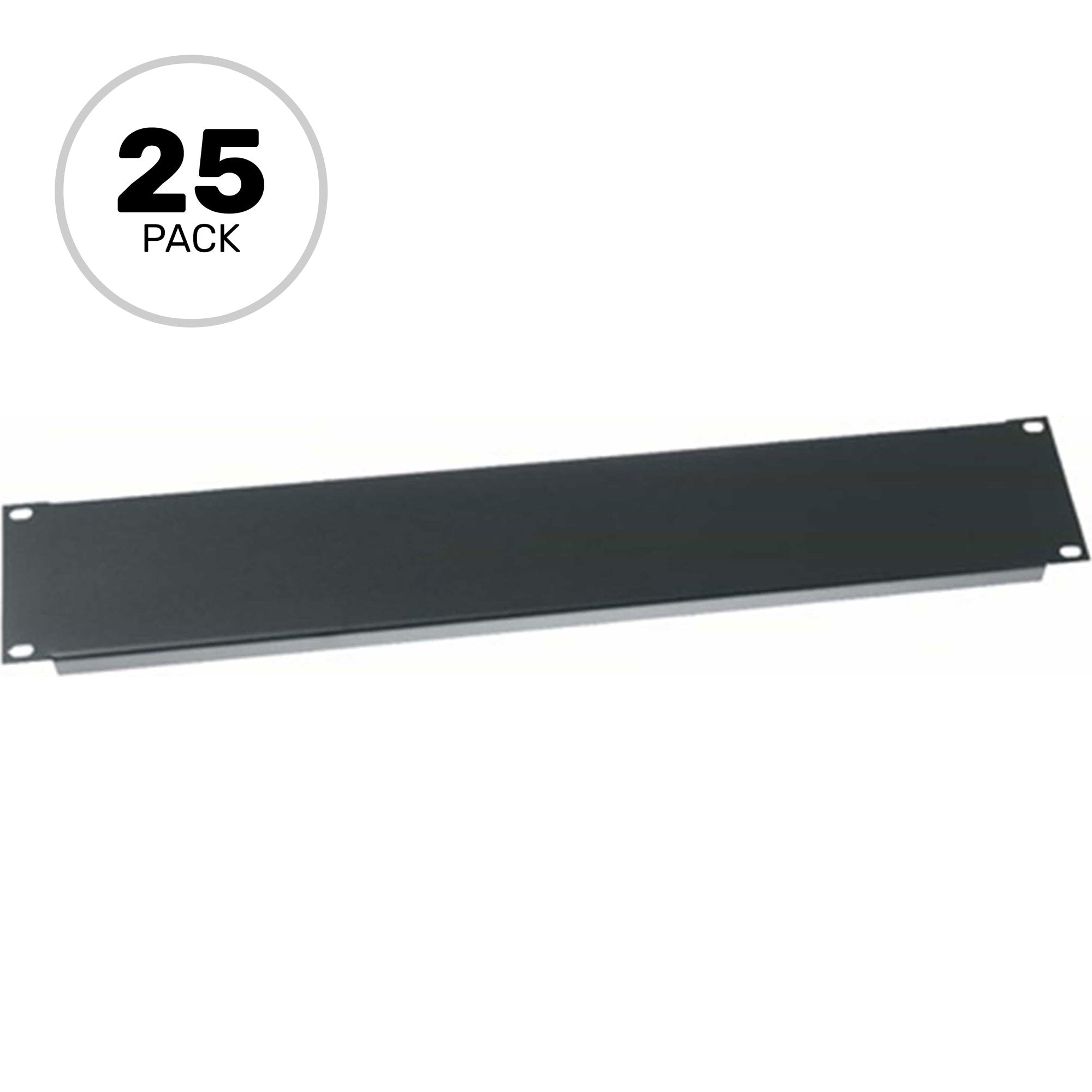 Middle Atlantic EB2MP Flanged Blank Rack Panel 2U (25 Pack)