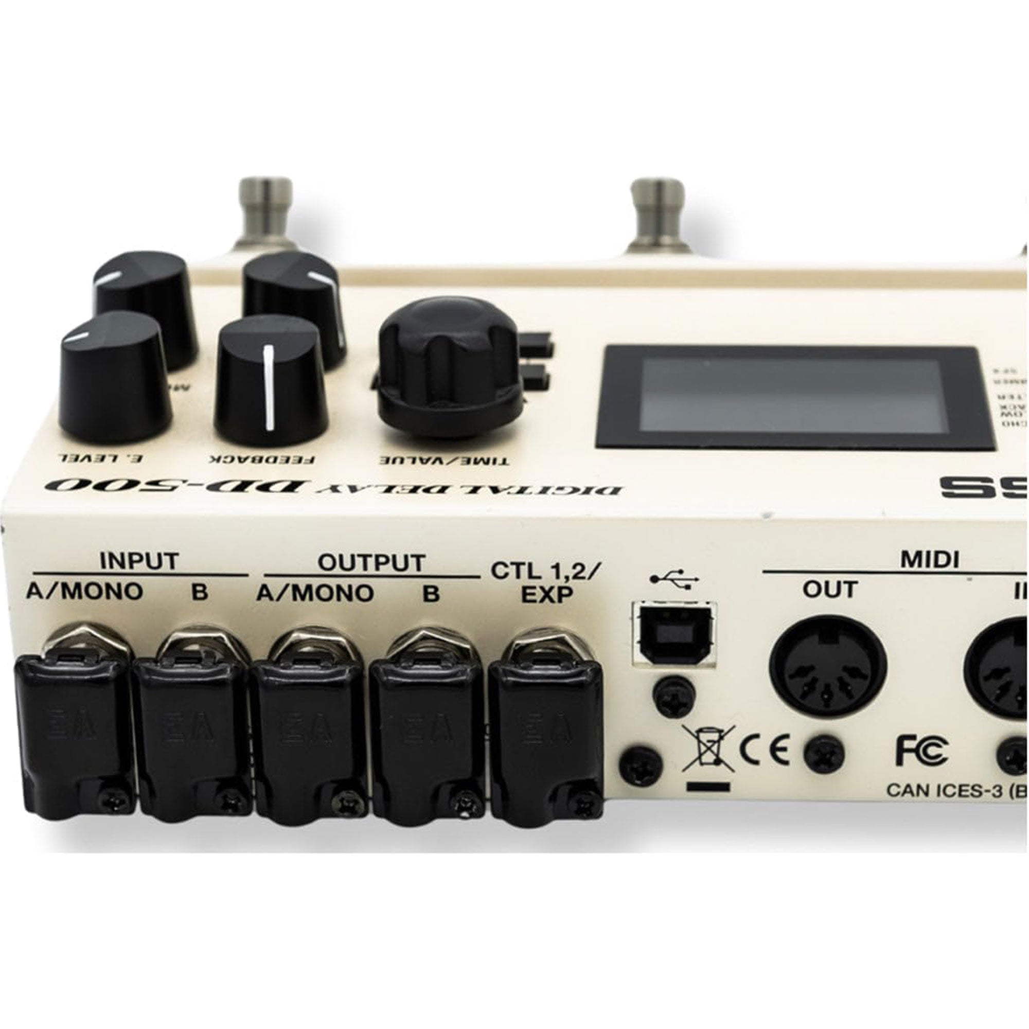 Evidence Audio ESP-RA-TRS-DM Tiny Pancake Right-Angle 1/4" TRS Stereo Cable Plug (Dual 4mm Cable)