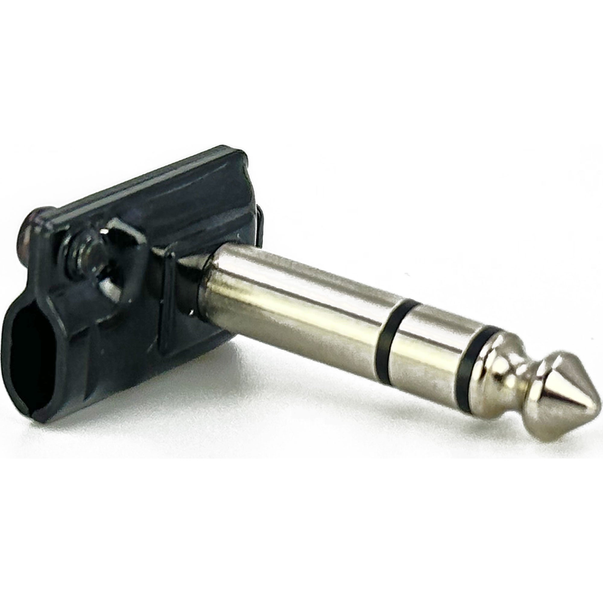 Evidence Audio ESP-RA-TRS-DM Tiny Pancake Right-Angle 1/4" TRS Stereo Cable Plug (Dual 4mm Cable)