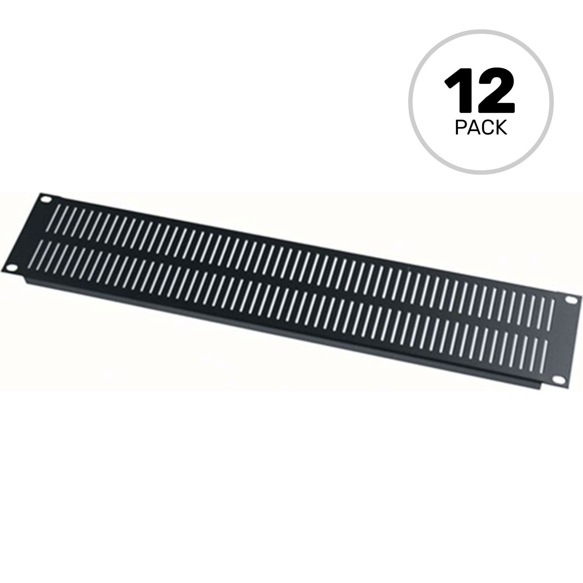 Middle Atlantic EVT2-CP12 Slotted Vent Panel 2U (12 Pack)