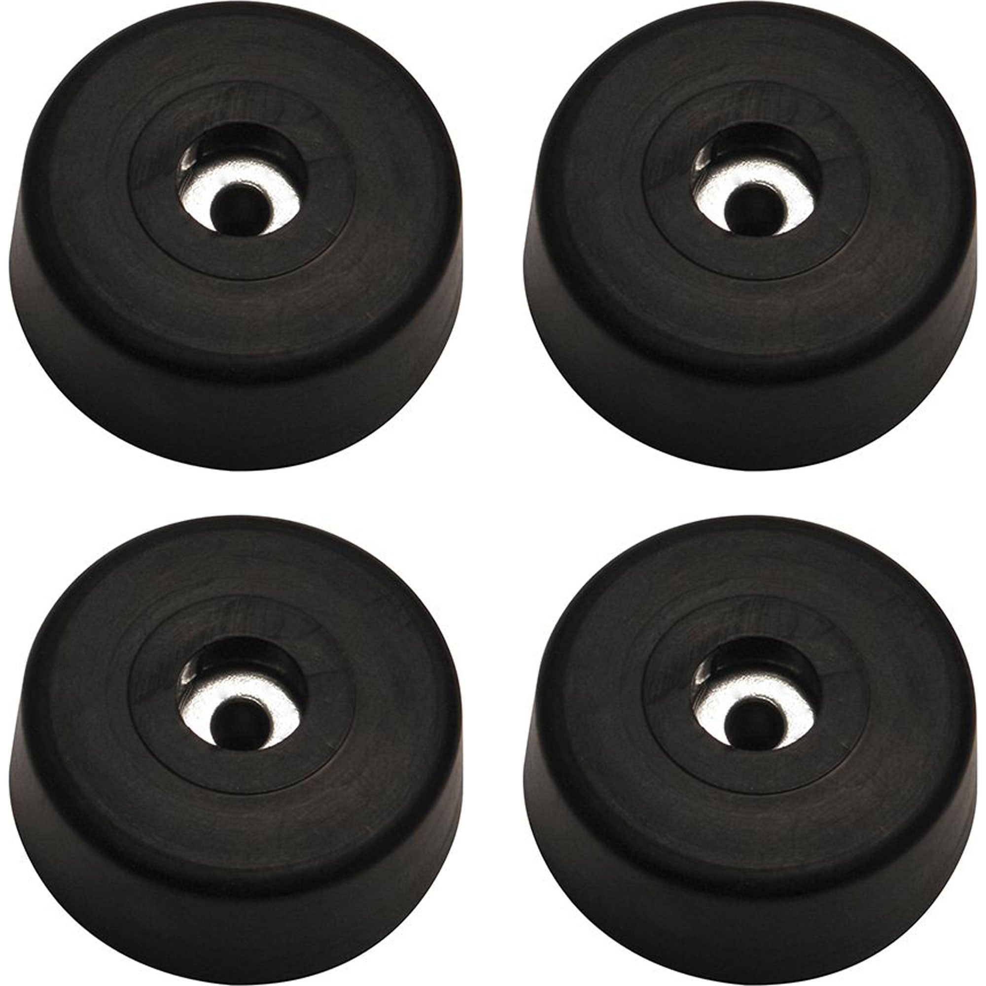 Penn Elcom F1686 Rubber Cabinet Foot with Steel Washer 1.57" Dia. x 5/8" H (4 Pack)