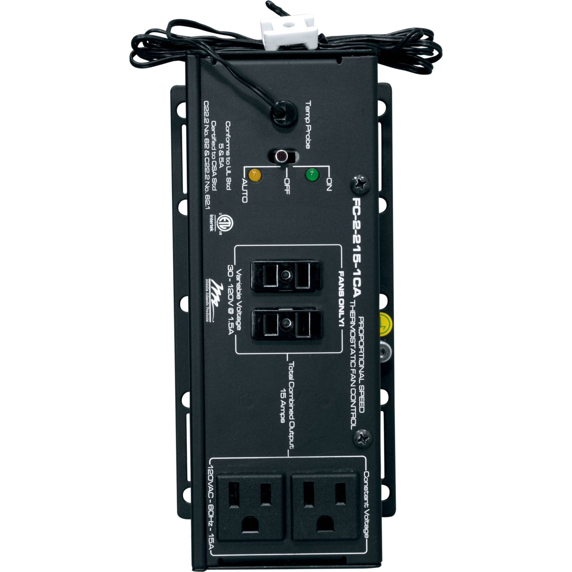 Middle Atlantic FC-2-215-1CA Thermostatic Fan Control