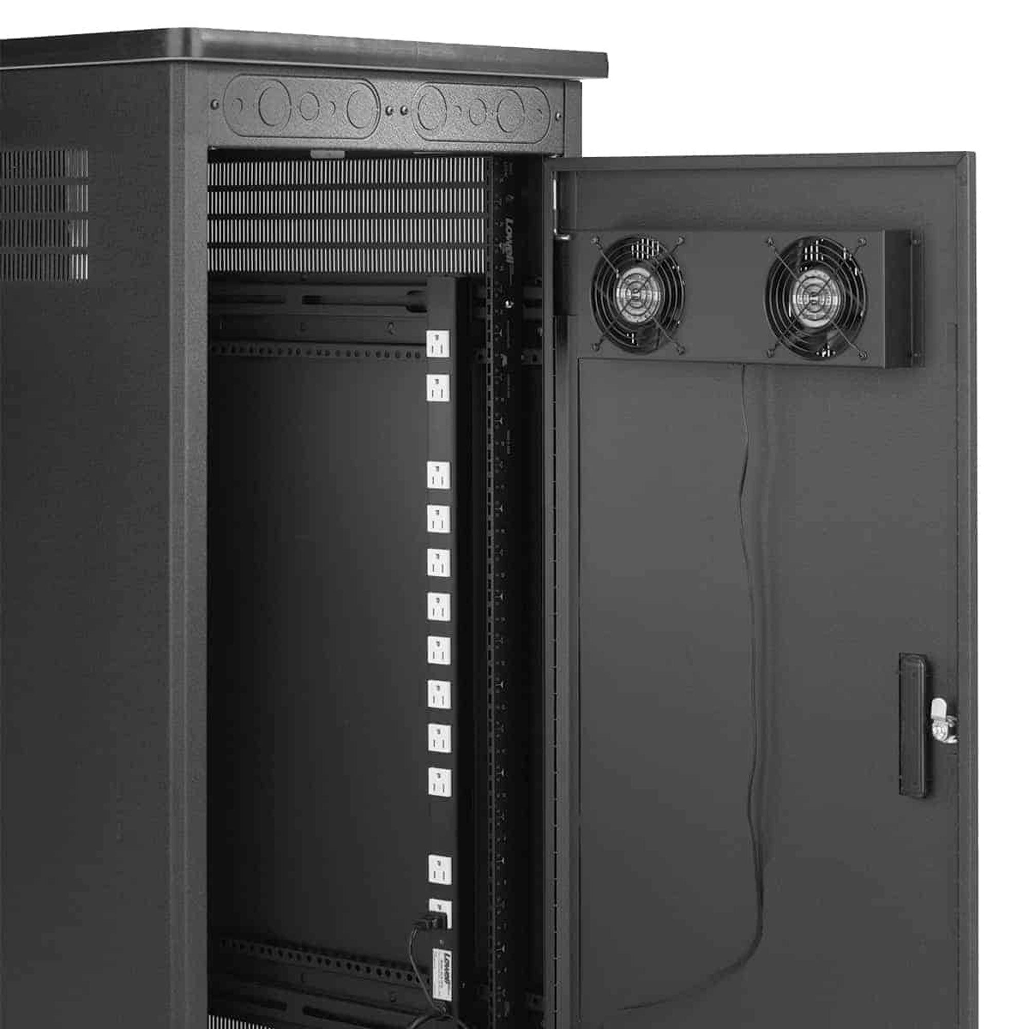 Lowell FW2-RD Whisper Fan Panel for Rear Doors (Standard Cord)