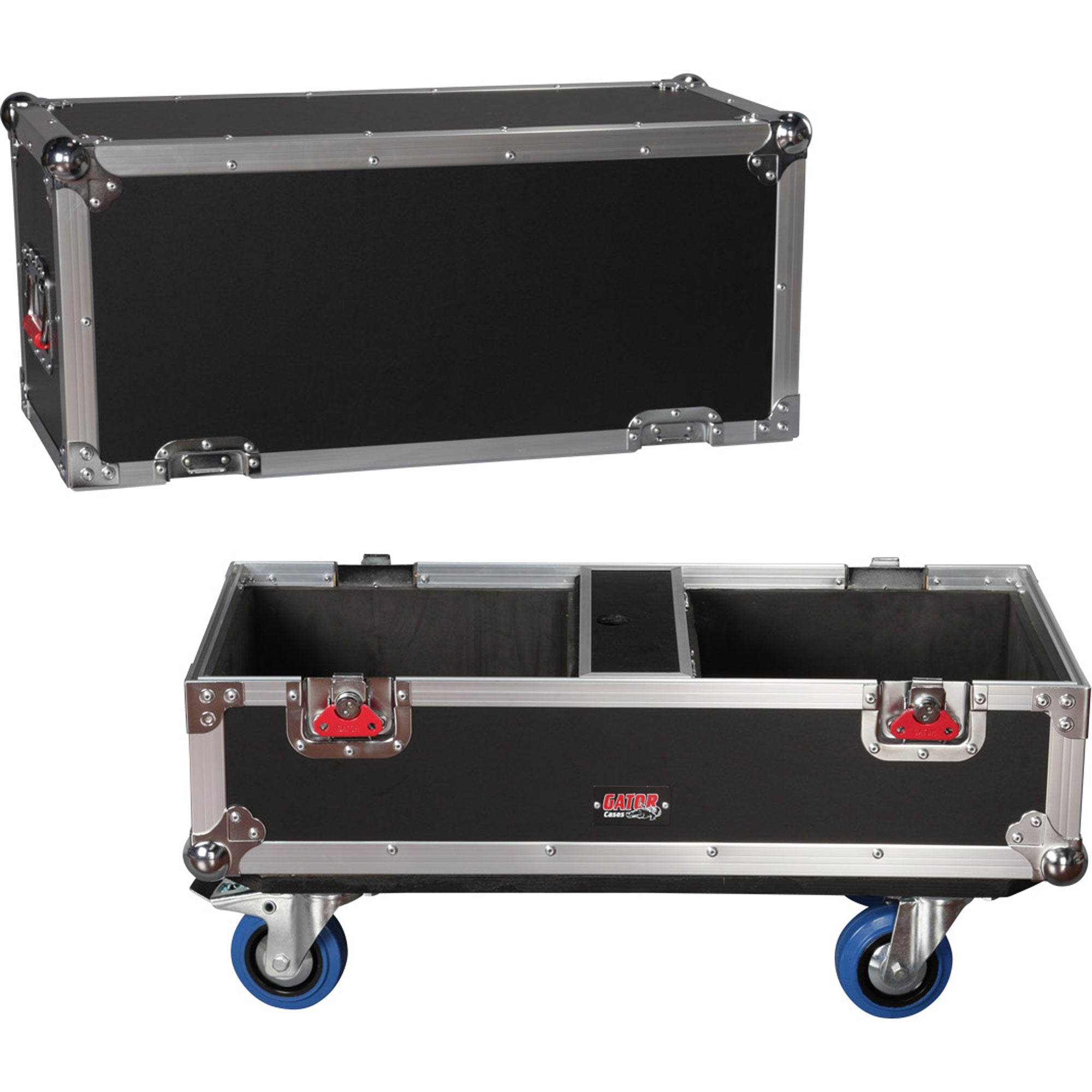 Gator Cases G-TOUR SPKR-2K8 Tour Style Transporter for Two QSC K8 Speakers