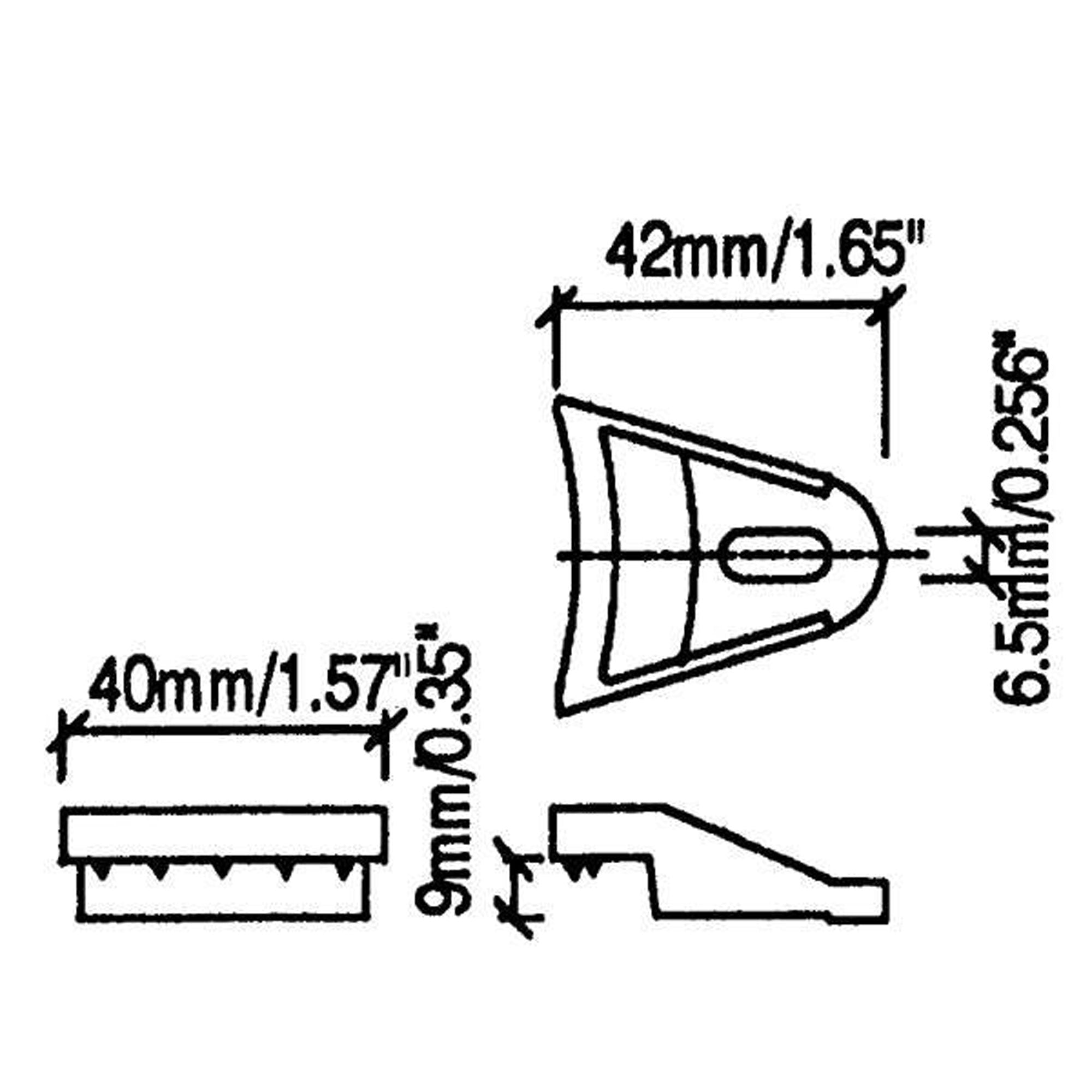Penn Elcom G0727 Plastic Speaker Grill Clamps (4 Pack)