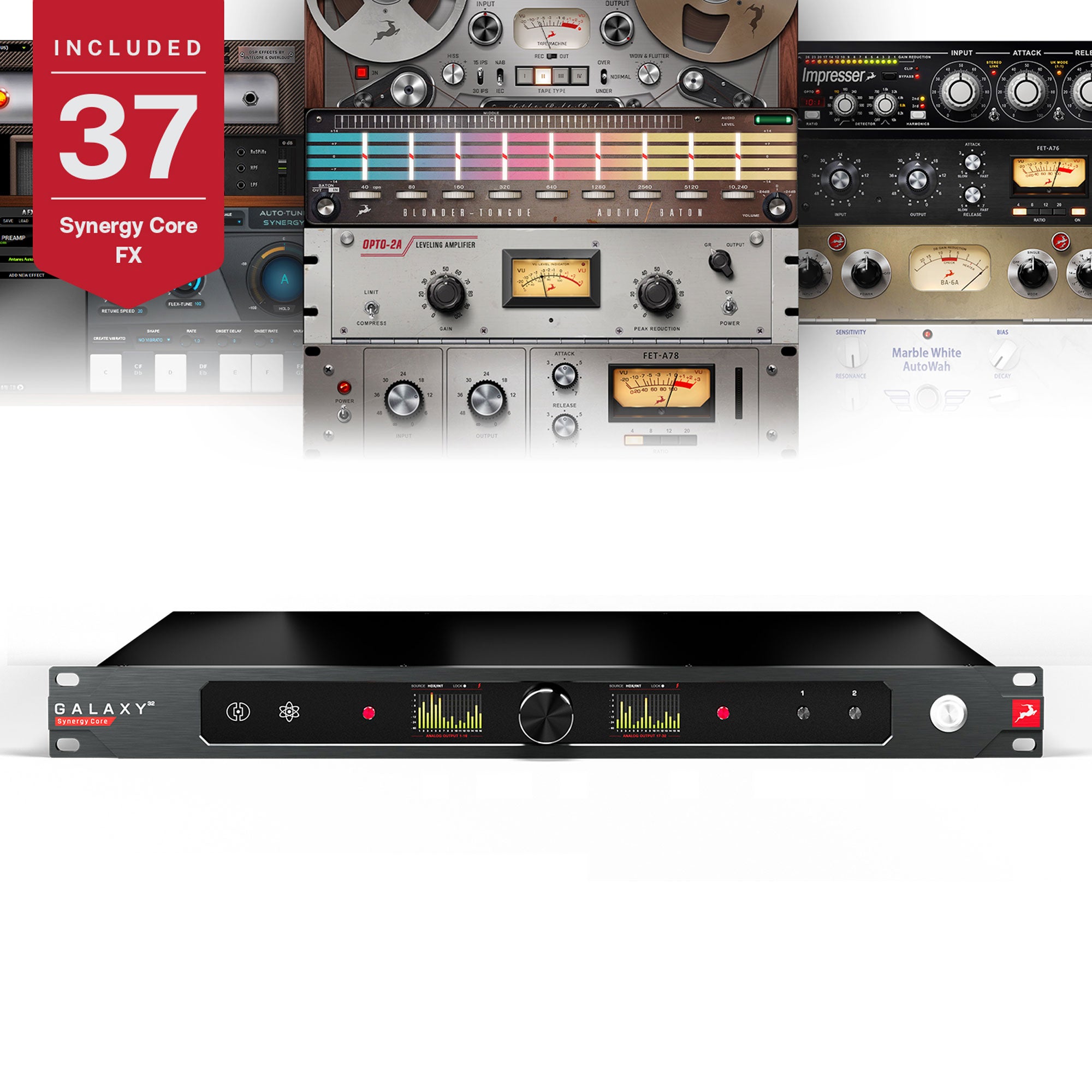 Antelope Audio Galaxy 32 Synergy Core 32-Channel Dante, HDX and Thunderbolt 3 Audio Interface