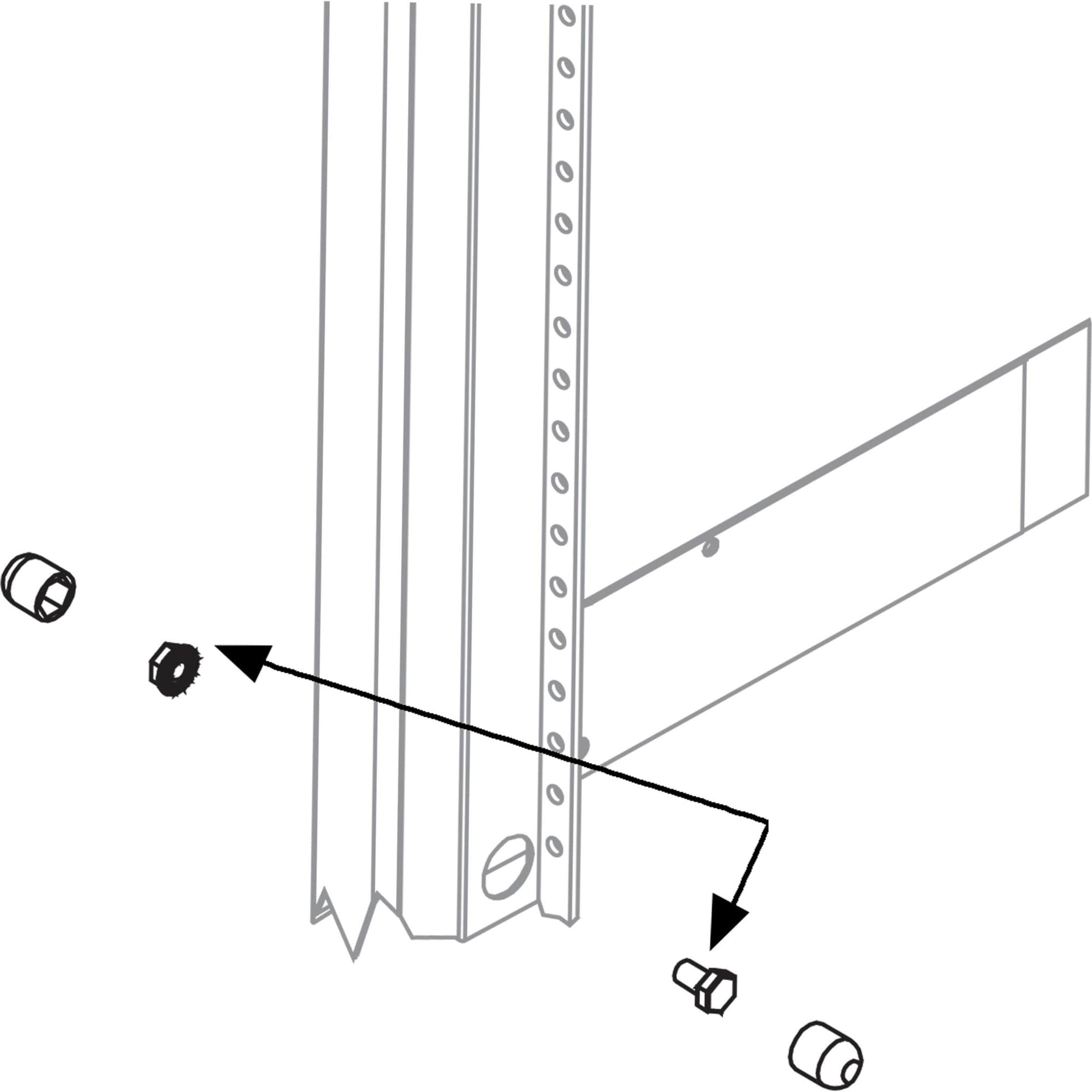 Middle Atlantic GANG-10T Bolts for Ganging BGR Racks