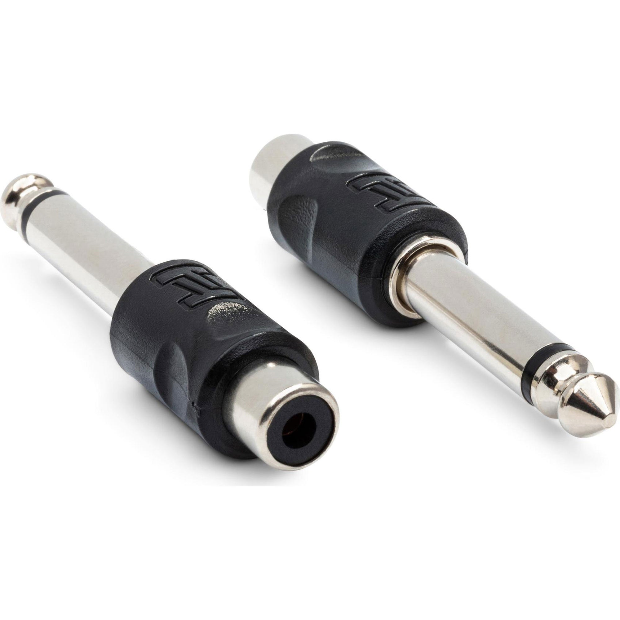 Hosa GPR-101 Male 1/4" to Female RCA Adapter (2 Pack)