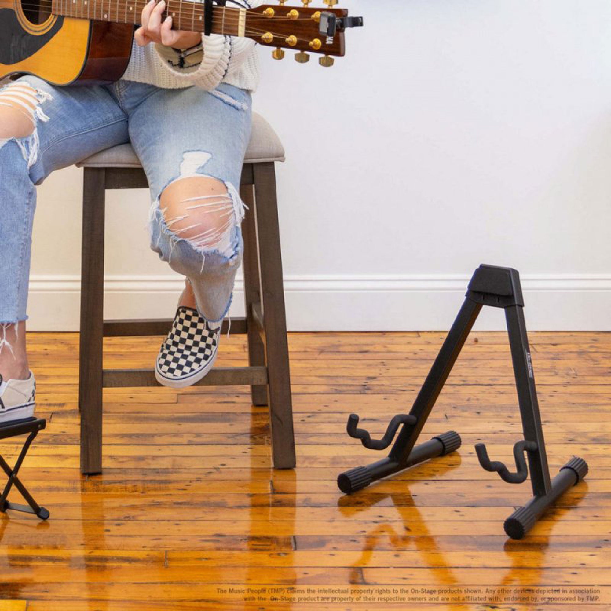 On-Stage GS7462B Professional Single A-Frame Guitar Stand