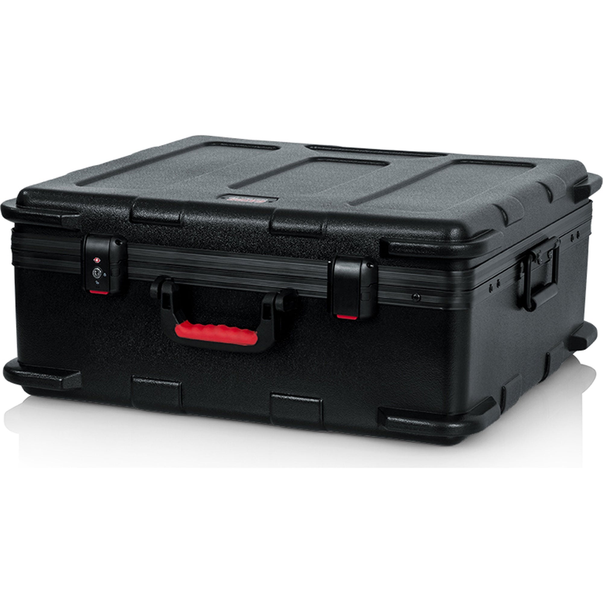 Gator Cases G-MIX-12PU 12U ATA Pop-Up Mixer Case with Roller Blade Wheels and Pull-Out Handle