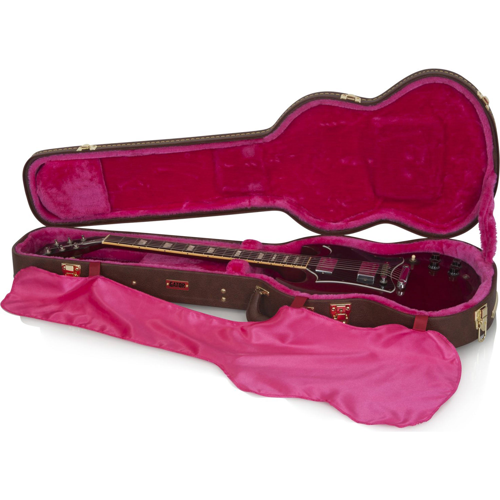 Gator Cases GW-SG-BROWN Gibson SG Guitar Case, Brown