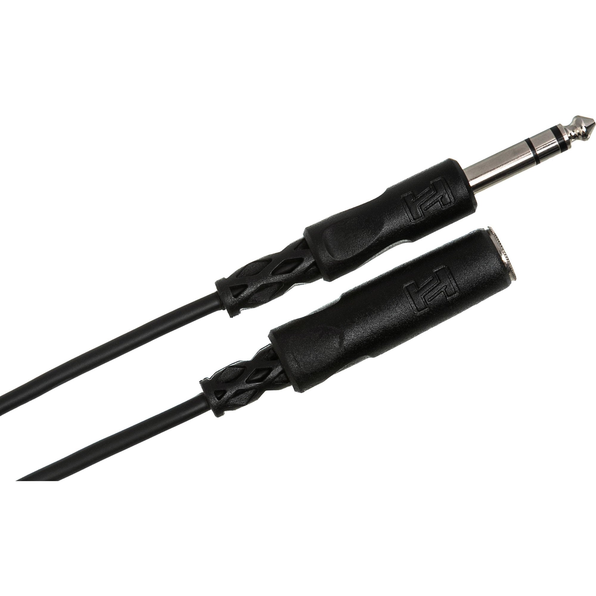 Hosa HPE-325C 1/4" TRS Female to 1/4" TRS Male Headphone Extension Cable (25', Coiled)