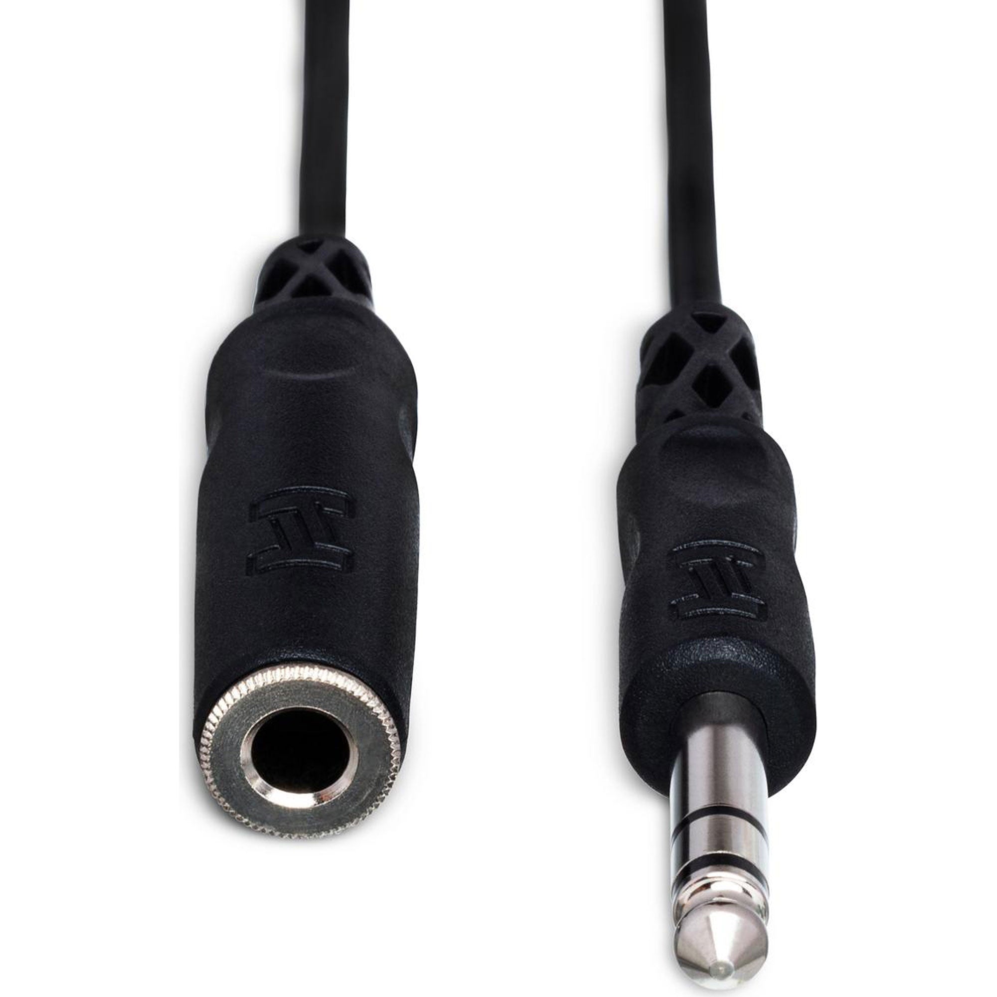 Hosa HPE-325C 1/4" TRS Female to 1/4" TRS Male Headphone Extension Cable (25', Coiled)