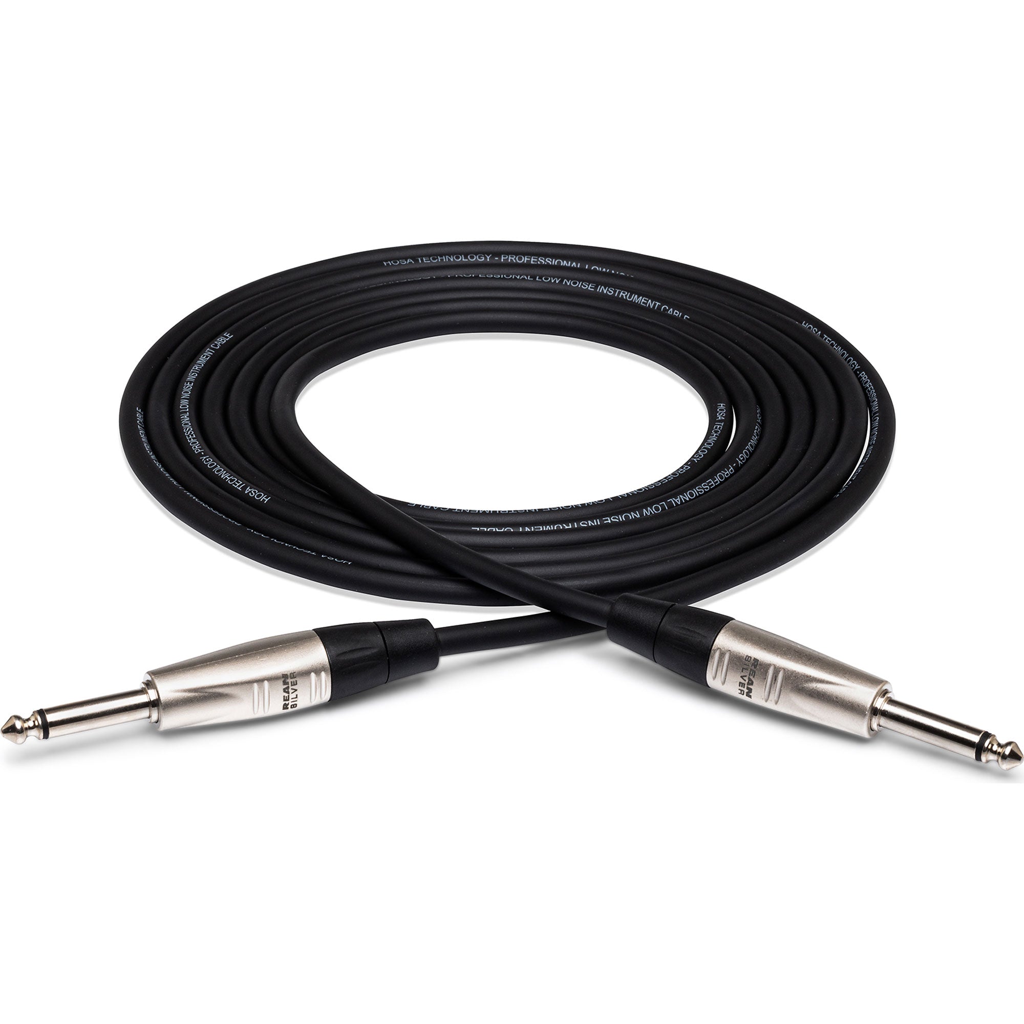 Hosa HPP-003 REAN 1/4" TS to 1/4" TS Pro Unbalanced Interconnect Cable (3')