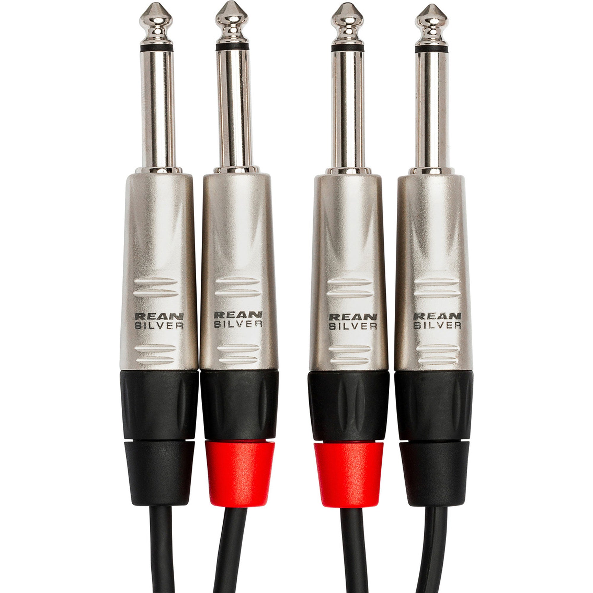Hosa HPP-020X2 REAN Dual 1/4" TS to Dual 1/4" TS Pro Stereo Interconnect Cable (20')