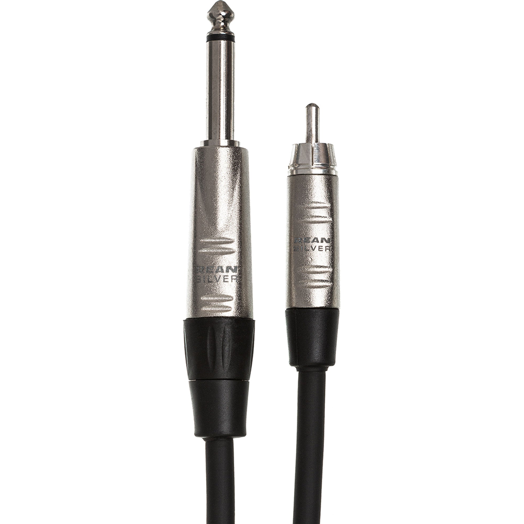 Hosa HPR-020 REAN 1/4" TS to RCA Pro Unbalanced Interconnect Cable (20')