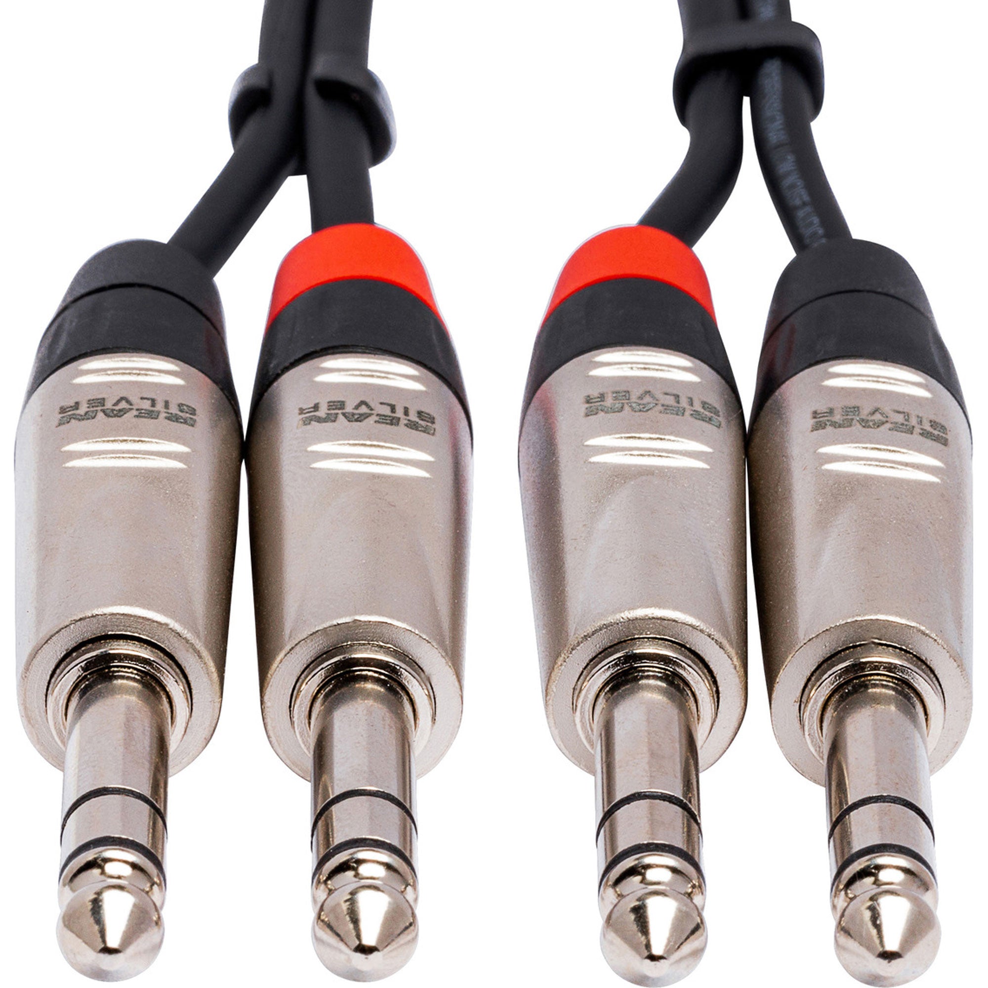 Hosa HSS-015X2 Pro Stereo Balanced Interconnect Cable (15')