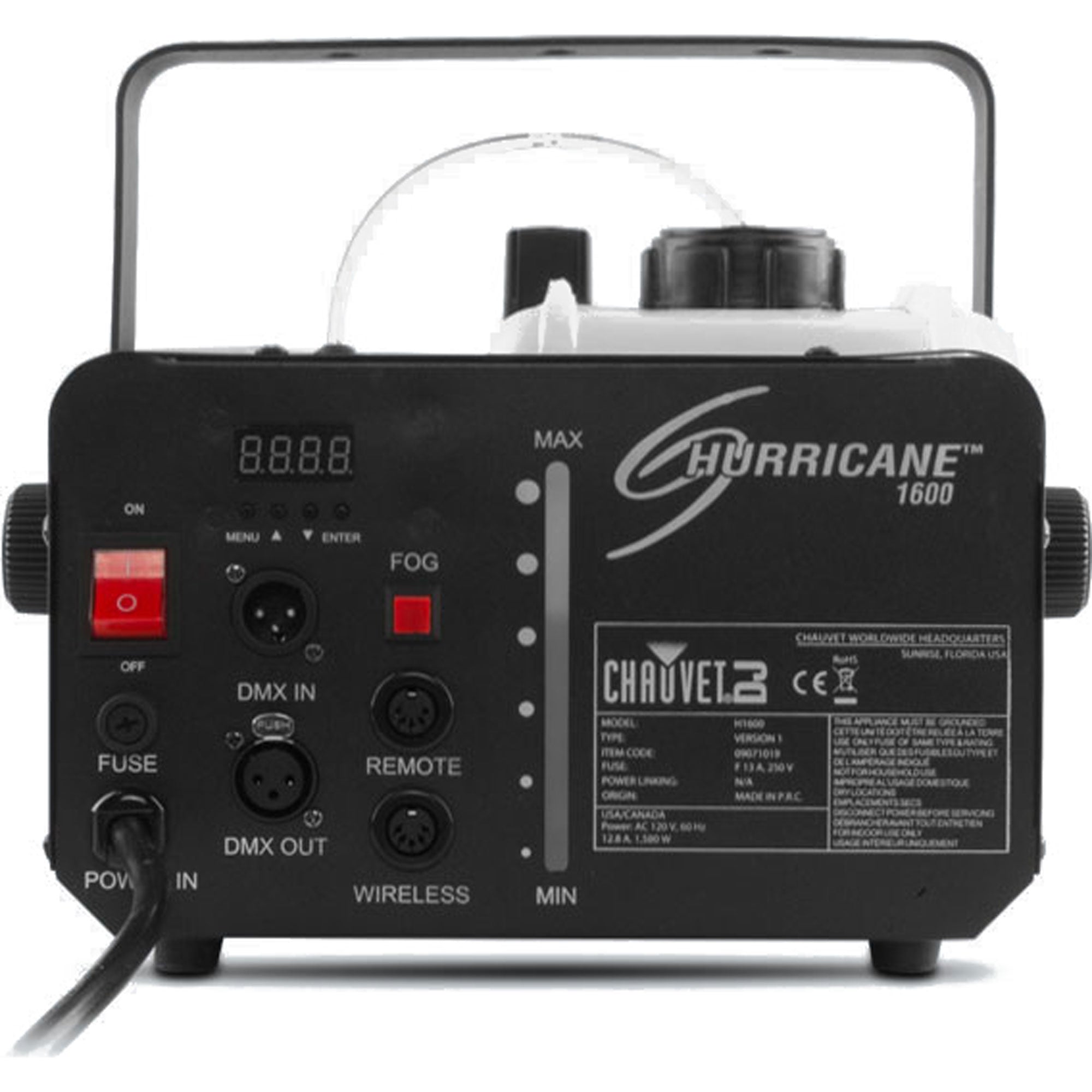 Chauvet DJ Hurricane 1600 Fog Machine