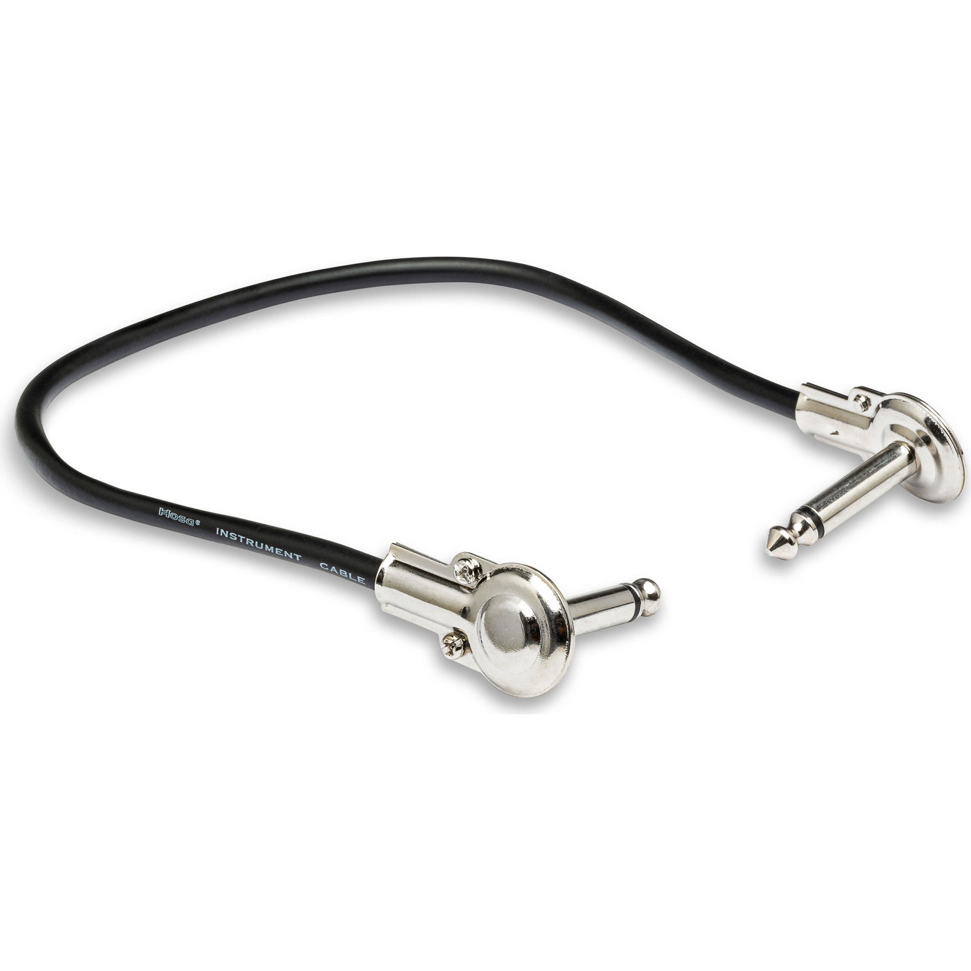 Hosa IRG-103 Low-Profile Right-Angle 1/4" TS Guitar Patch Cable (3')