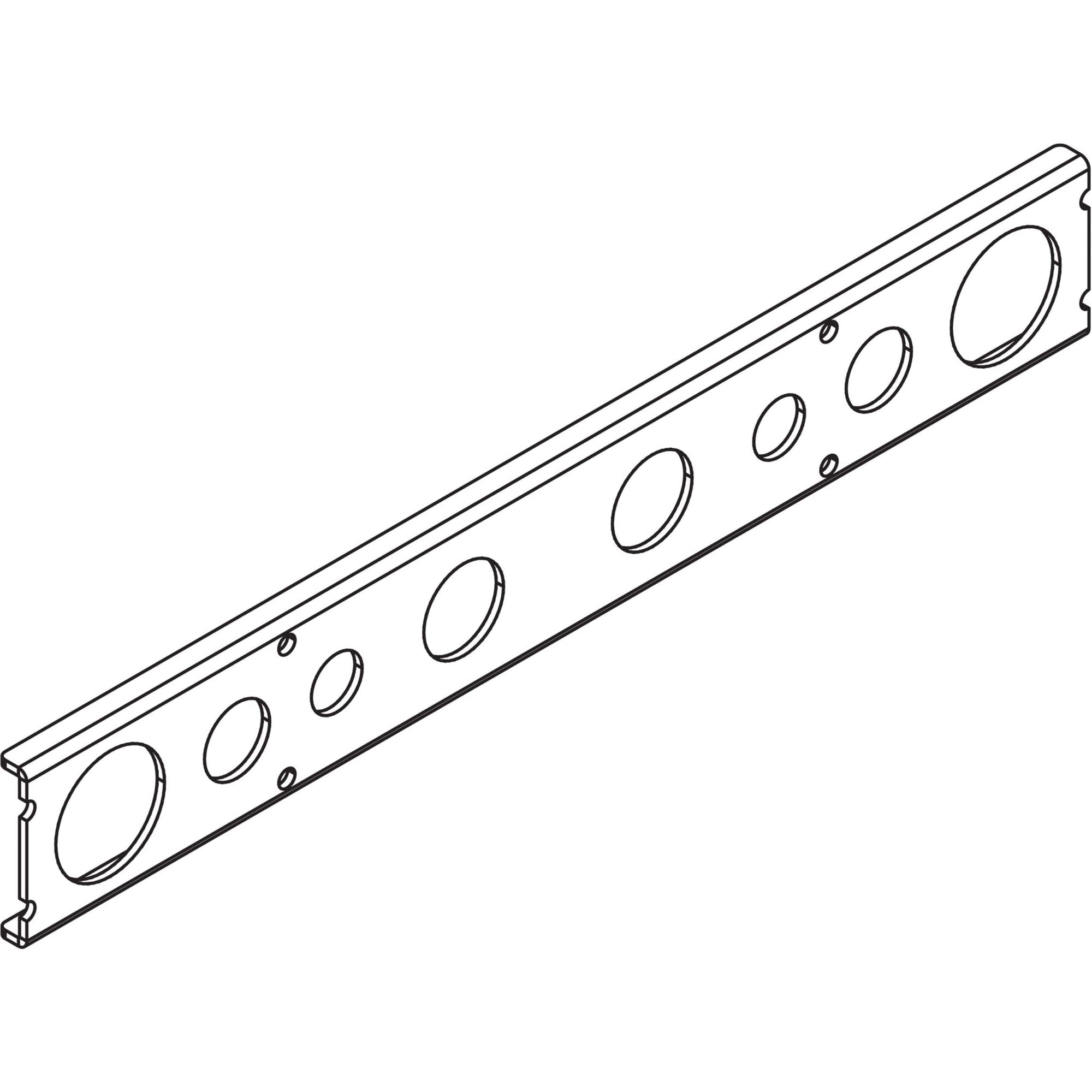 Middle Atlantic ISO-KOP Electrical Isolation Knockout Panel