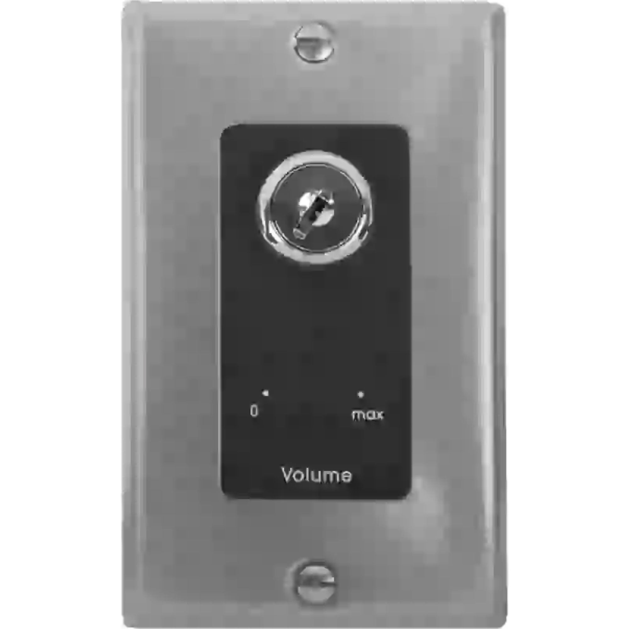 Lowell KL100-PA-DSB Keylock 100W Attenuator with Emergency Bypass (Stainless Steel & Black)