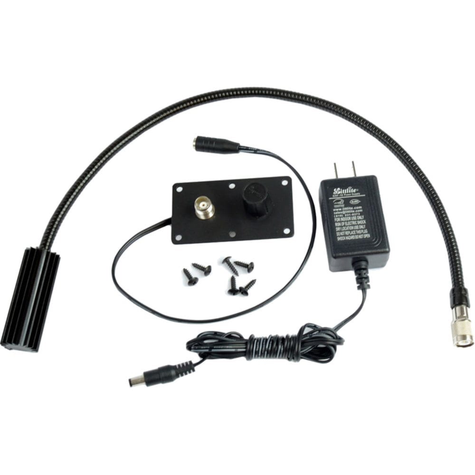 Littlite LA-18E-HI High Intensity Gooseneck Lectern Light with Euro Power Supply (18")