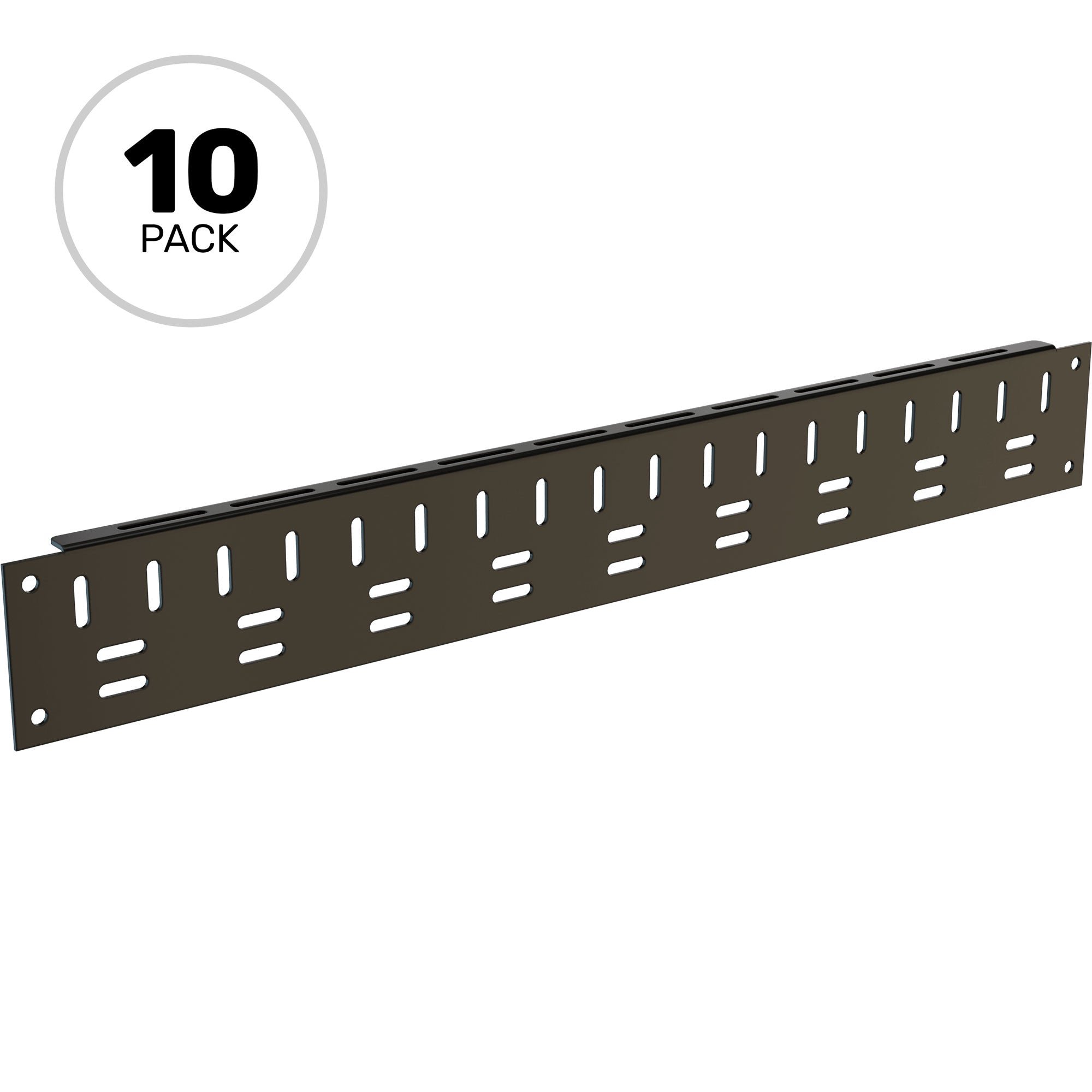 Middle Atlantic LBP-LTF Horizontal Lacing Panel 2U (10 Pack)