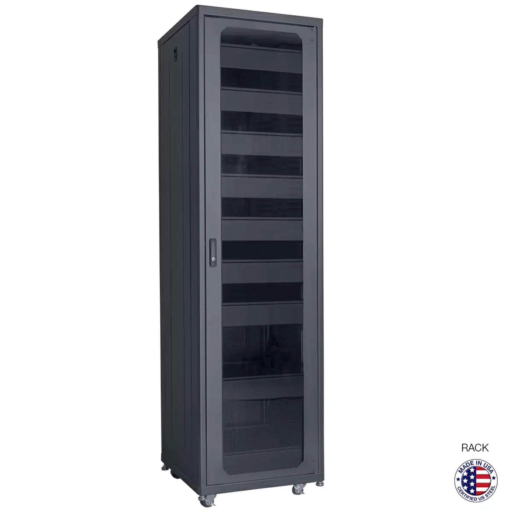 Lowell LCDR-4224 Configured Design Rack (42U x 24" Deep)