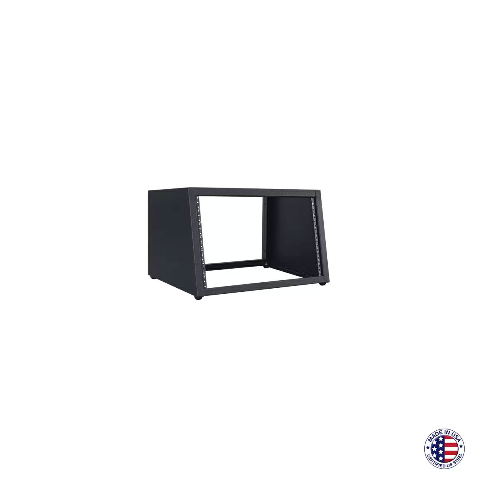 Lowell LDSR-718 Desktop Rack with Sloped Front (7U, 18" Deep)